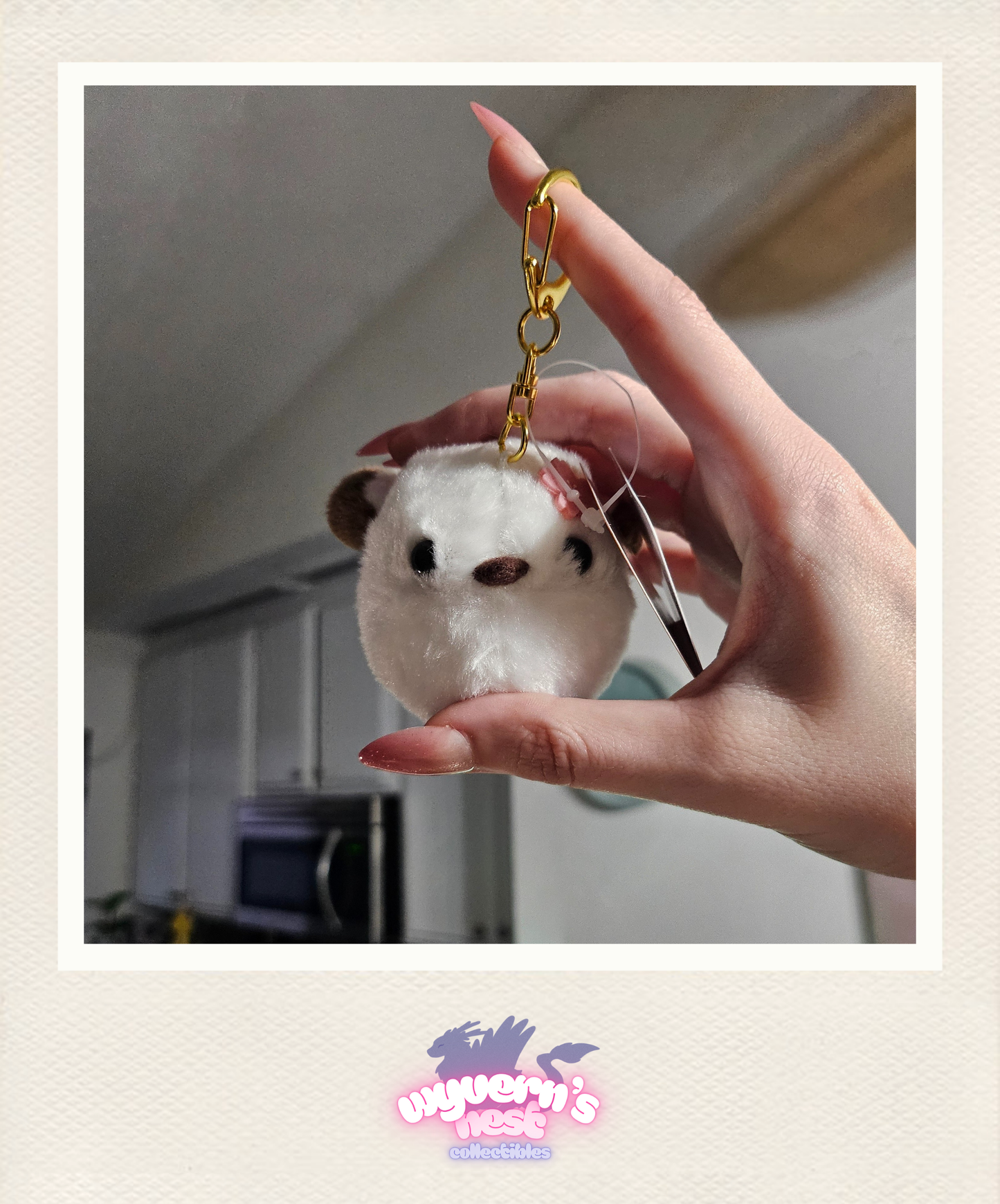 AMUSE Fuku-Fuku Shima Enaga - Plush Keychain