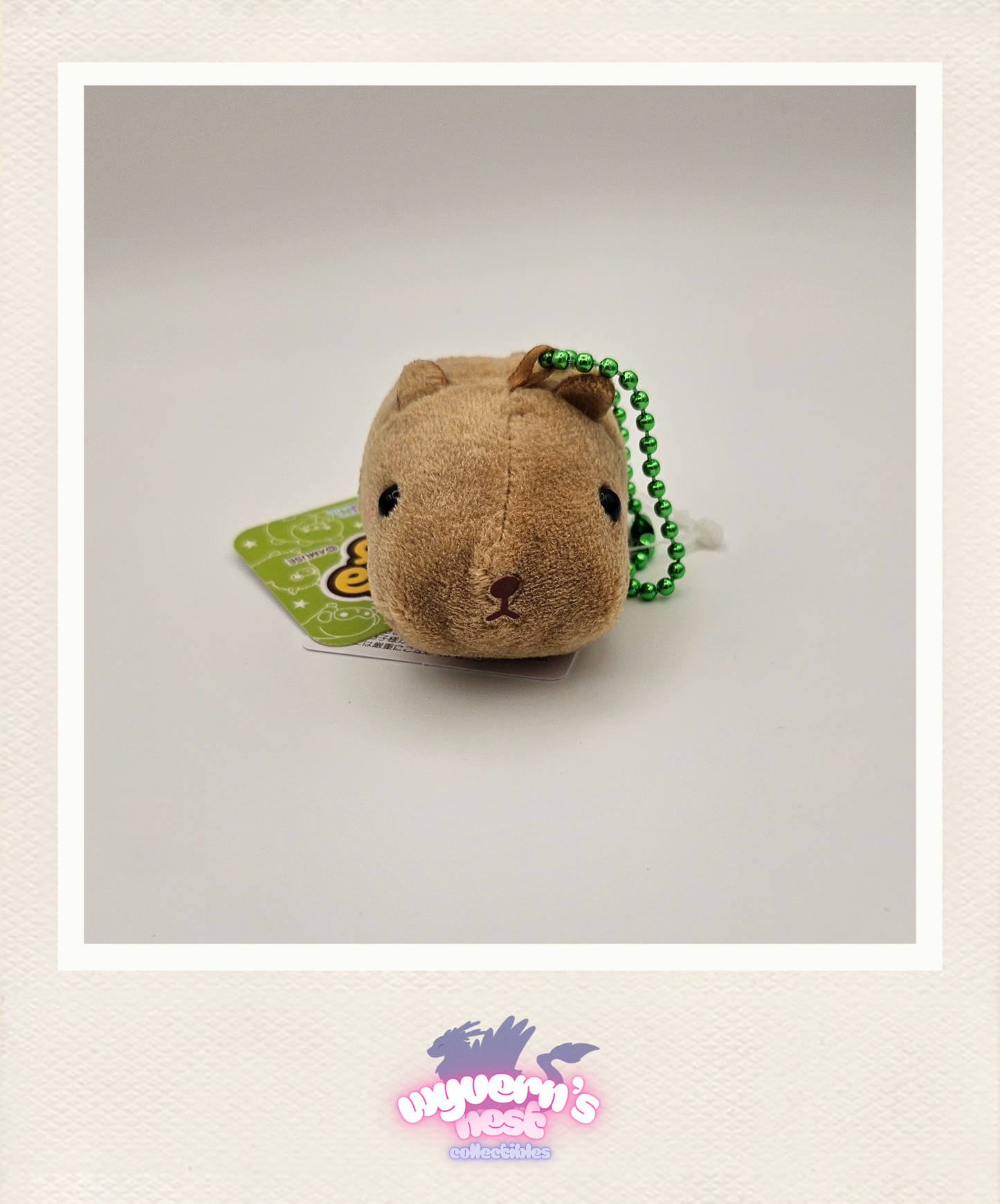 AMUSE Puchimaru - Capybara - Bean-filled Plush Keychain