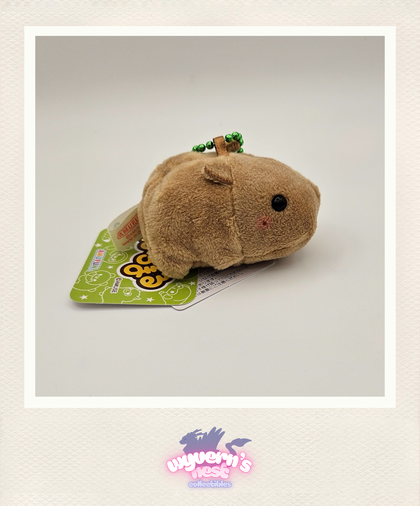 AMUSE Puchimaru - Capybara - Bean-filled Plush Keychain