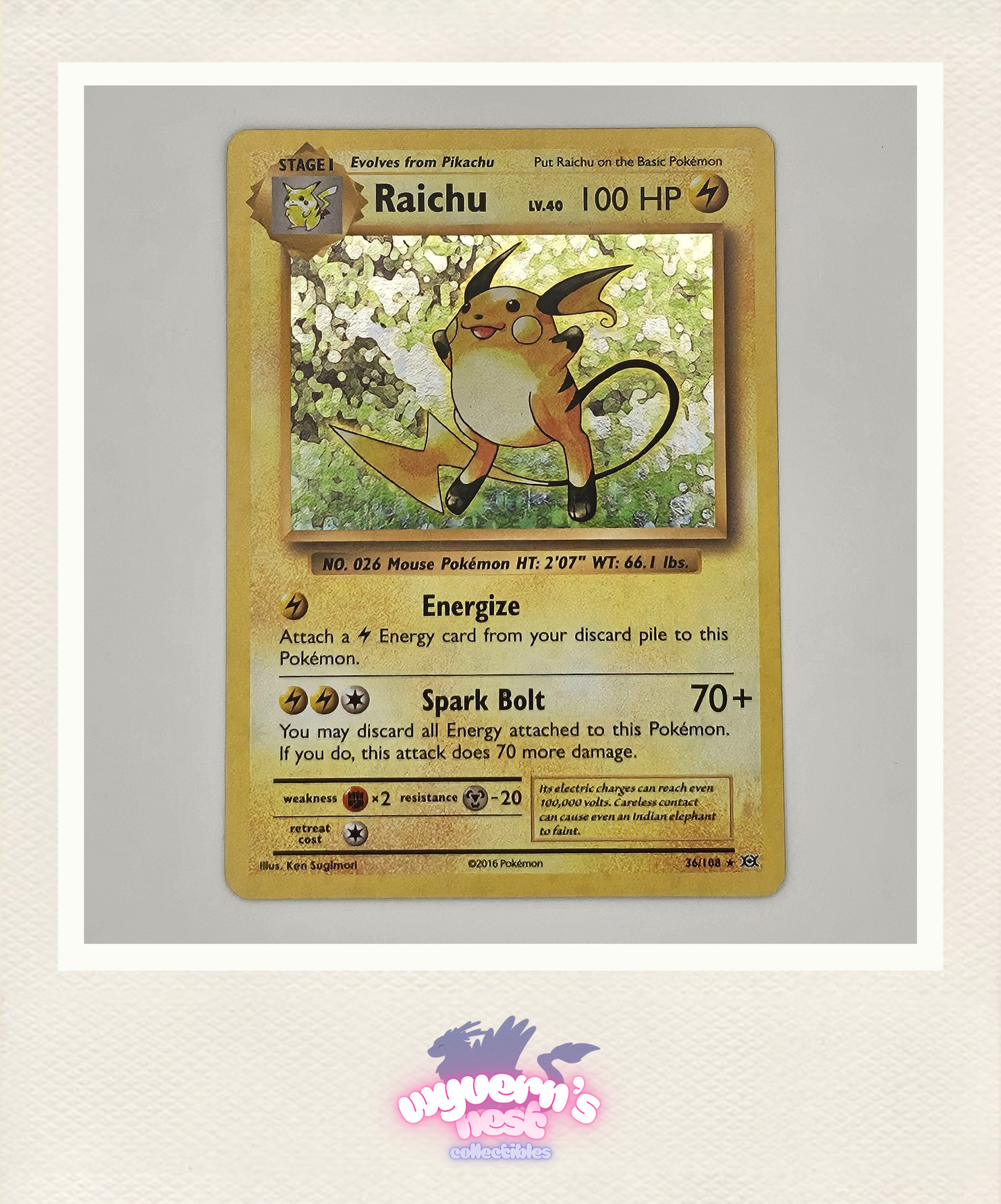 Raichu - Holo 36/108 XY Evolutions