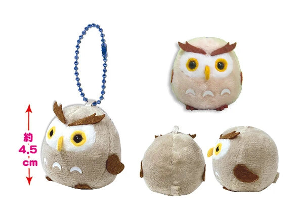 Birds - Puchimaru - Mini Animal Bean-filled Plush Keychain