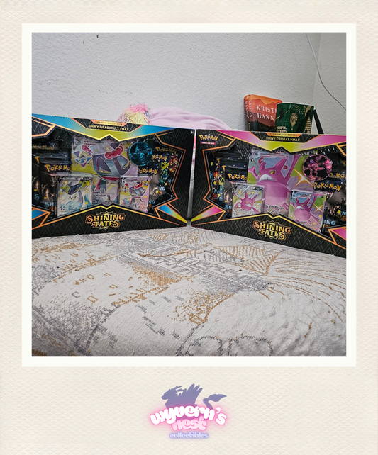 Pokemon - Shining Fates Shiny Crobat VMax Premium Collection and Shiny Dragapult VMax Premium Collection