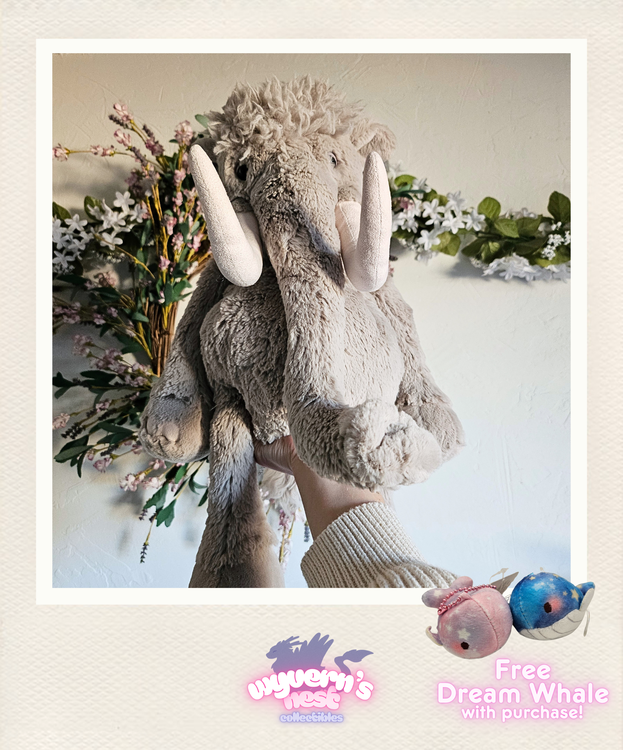 Jellycat - Viggo Mammoth - 19in Plush (Pre-Owned)