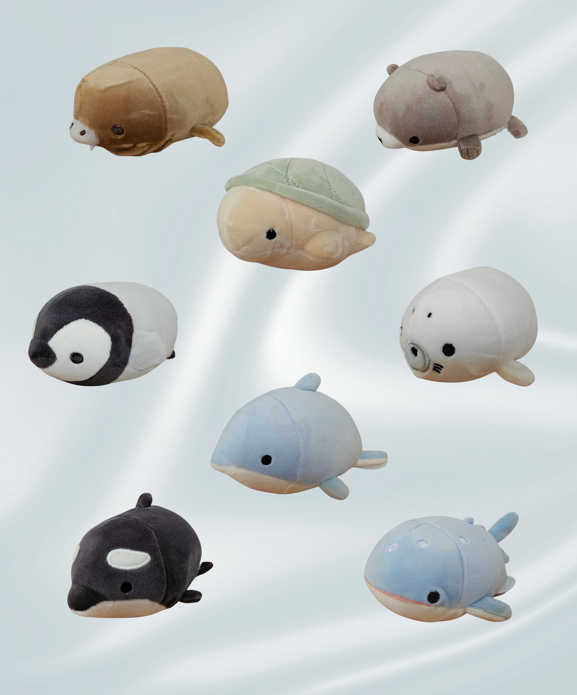 Marshmallow Aquamie 3 - Soft Squishy Sea Life - 11cm Plush