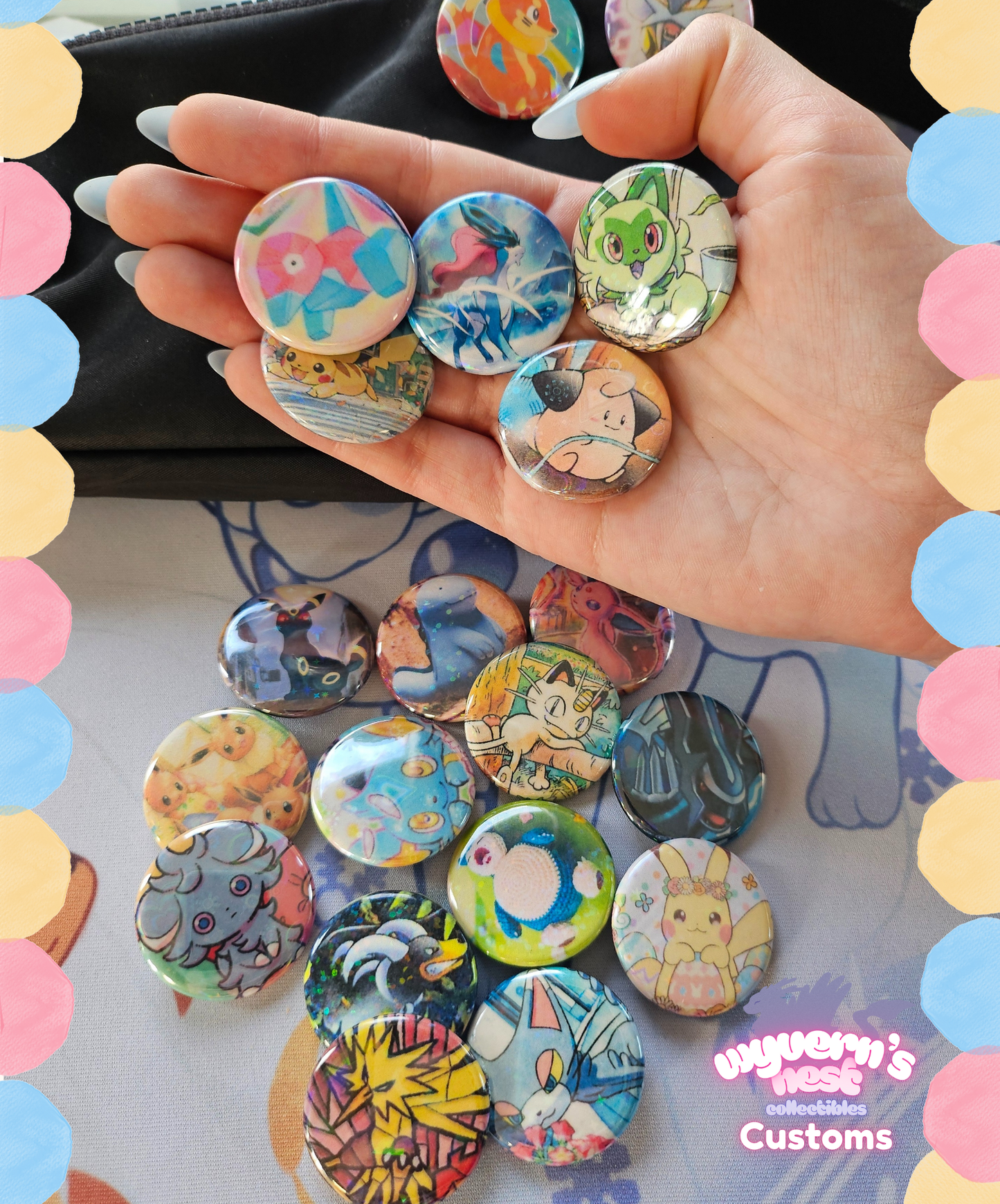 Button Pins - Custom Card Button