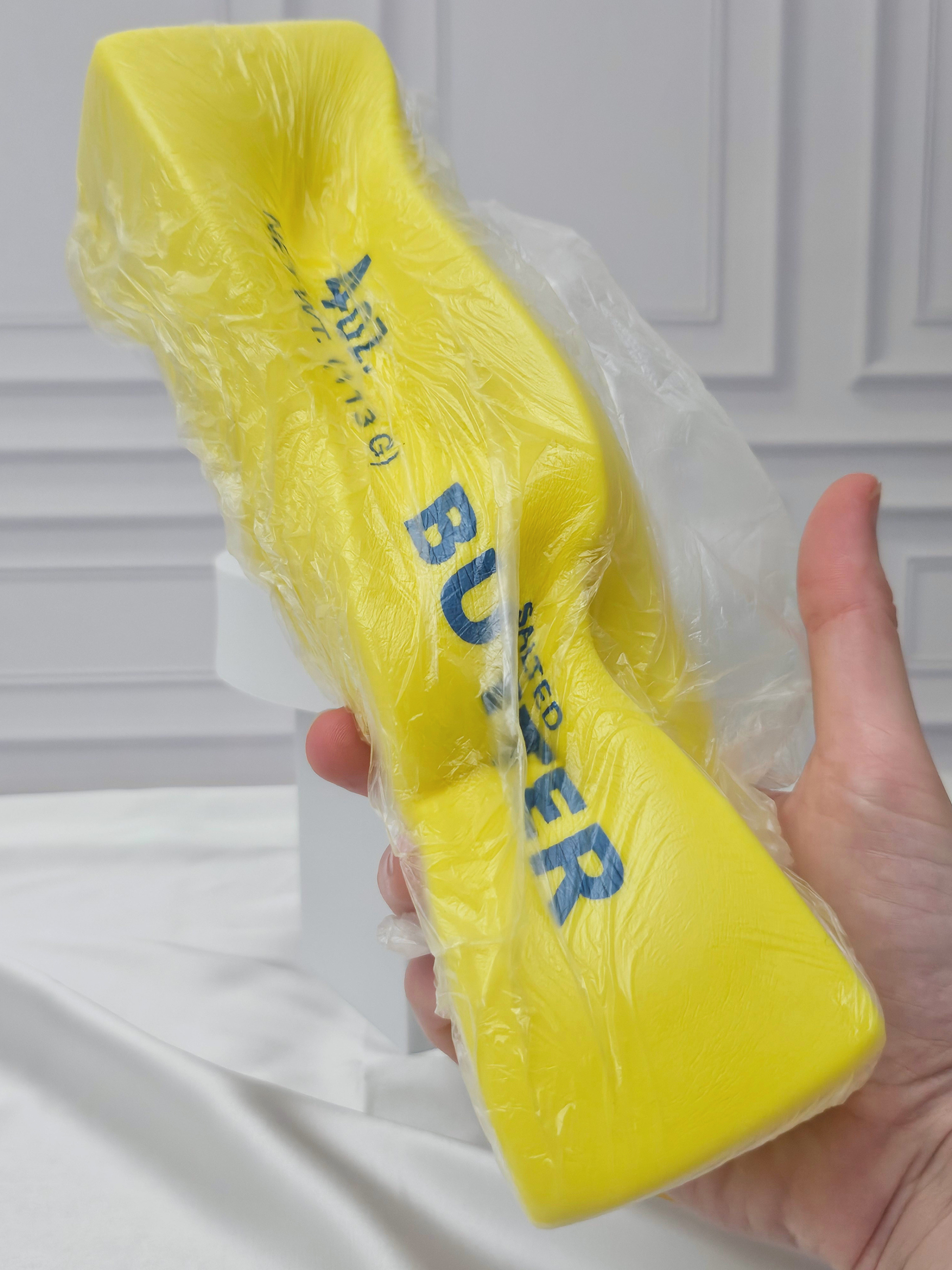 Extra Large Salted Butter Squishy - Official PICNIC Japan Brand - SCENTED - 23.5cm SLOW RISE
