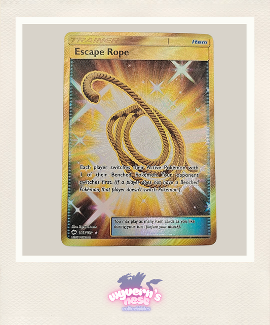 Escape Rope - Gold Card 163/147 SM Burning Shadows