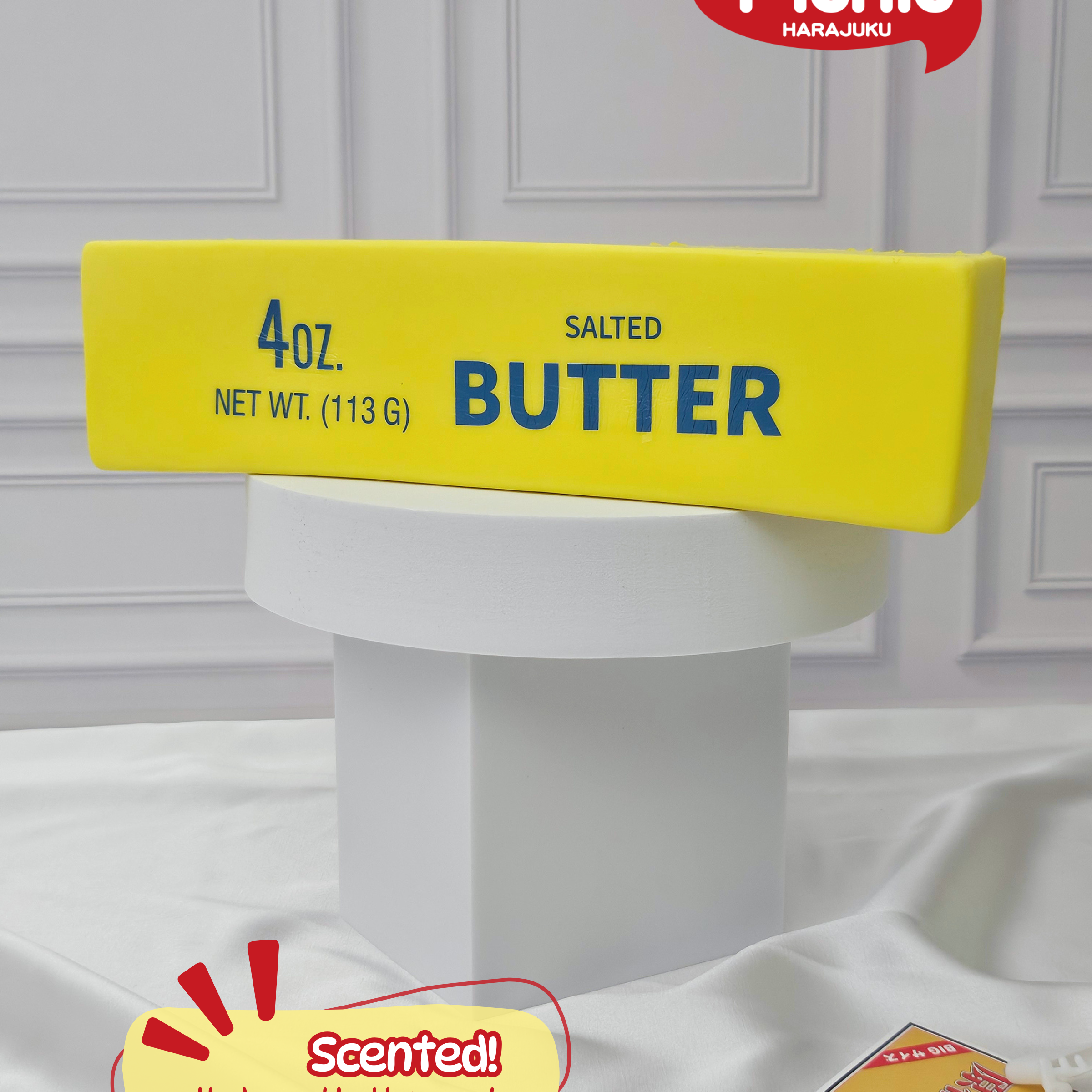 Extra Large Salted Butter Squishy - Official PICNIC Japan Brand - SCENTED - 23.5cm SLOW RISE