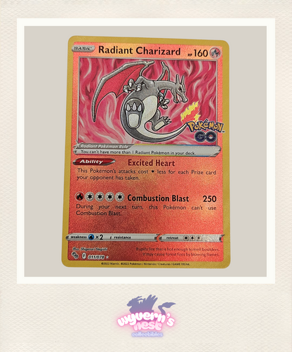 Radiant Charizard - 11/78 Pokemon Go