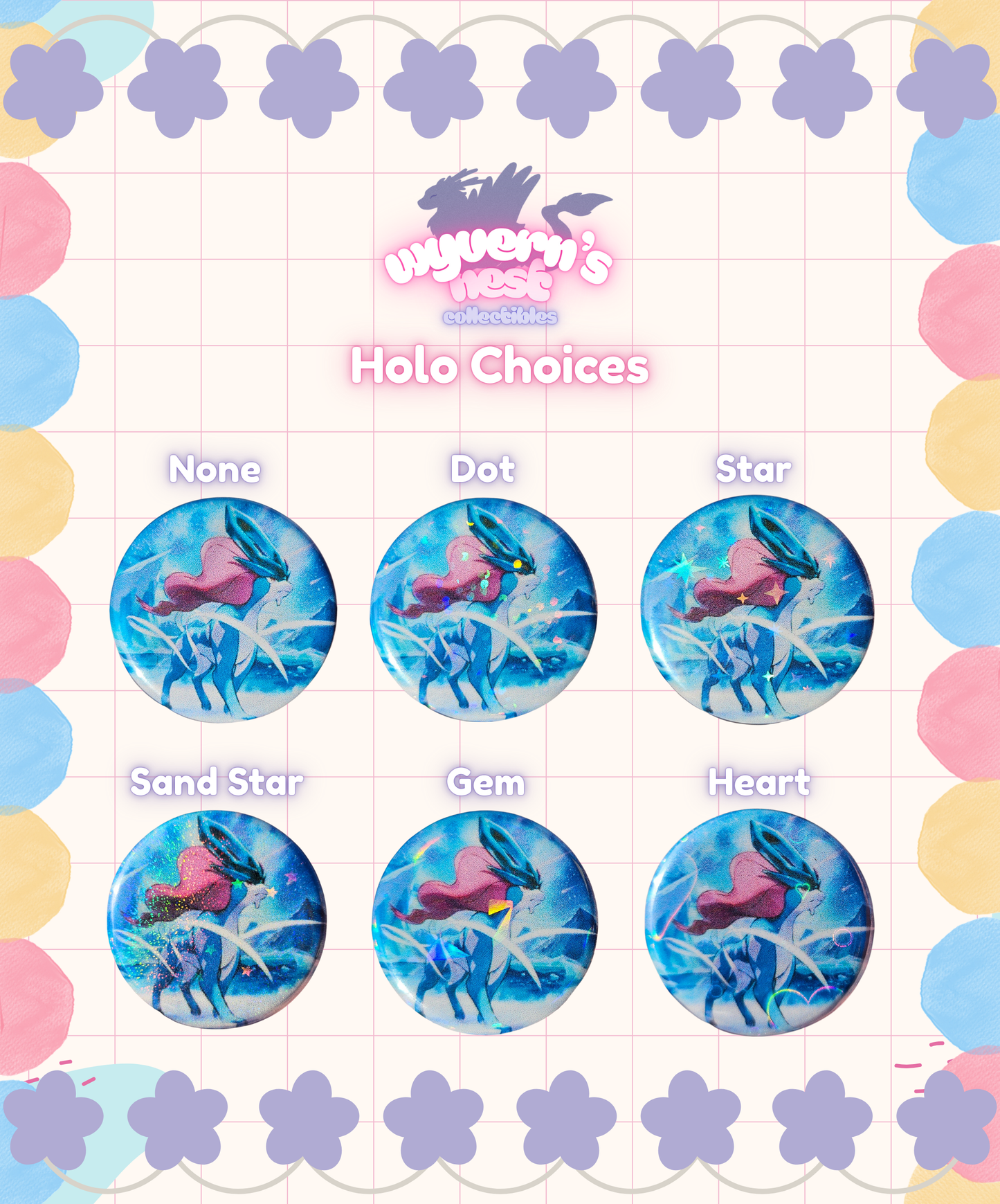 Button Pins - Evolution Card Collection