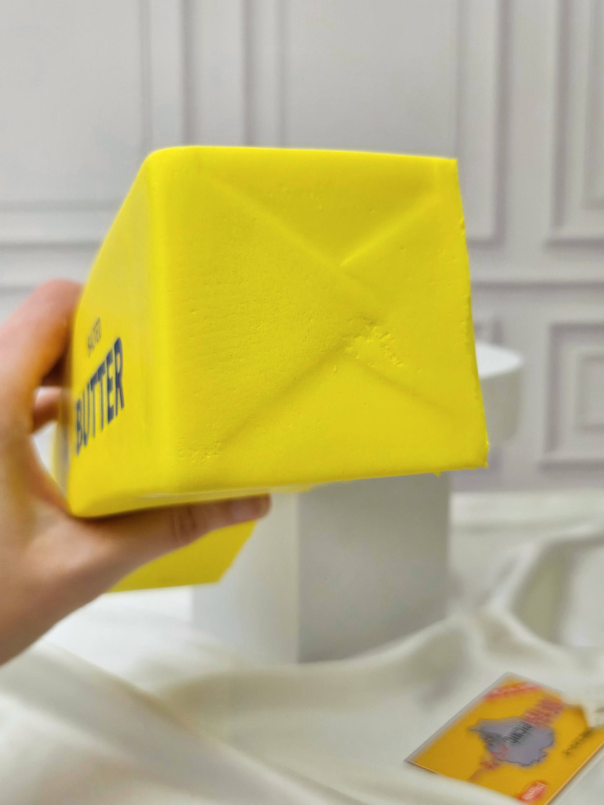 Extra Large Salted Butter Squishy - Official PICNIC Japan Brand - SCENTED - 23.5cm SLOW RISE