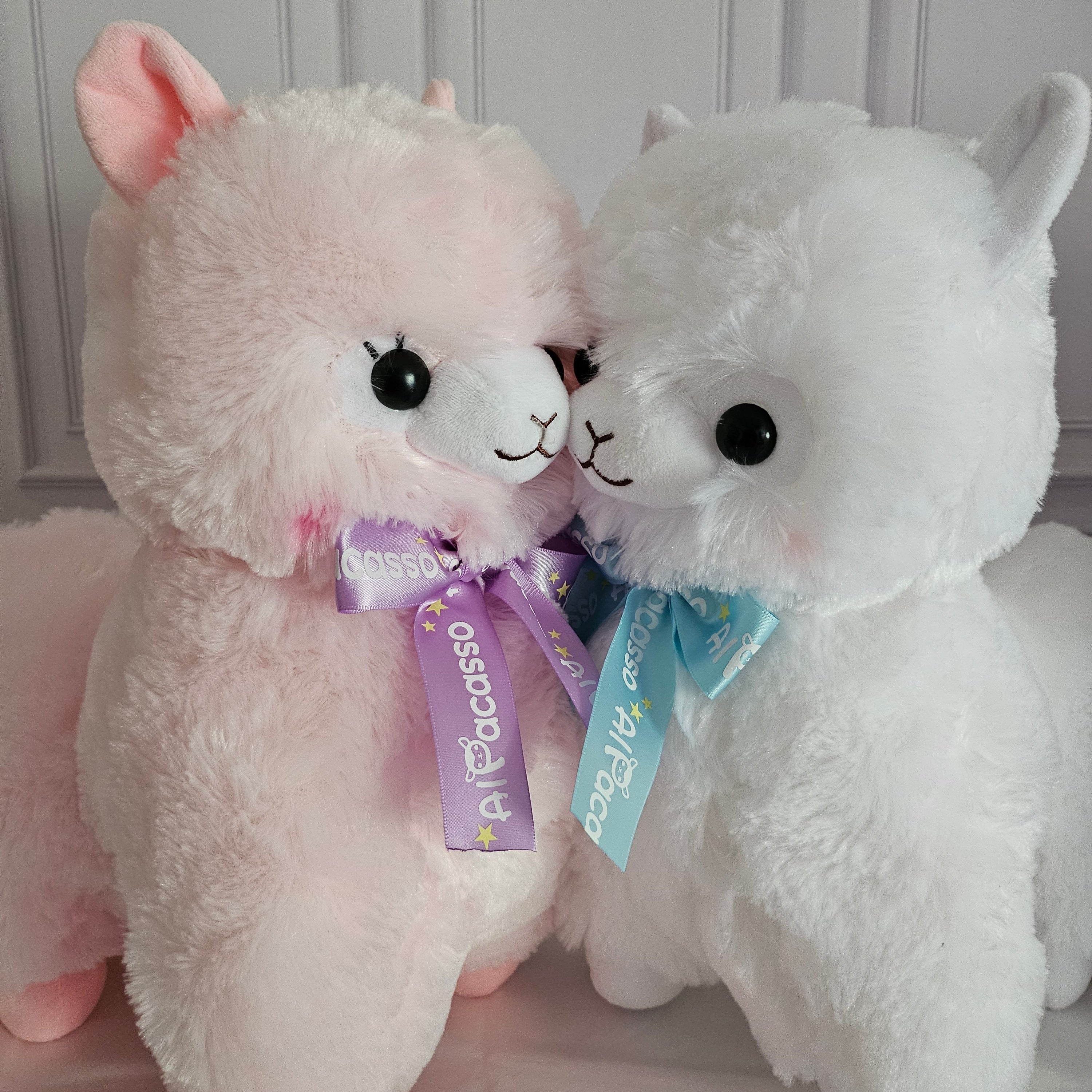 Large Alpacasso - Ribbon Collection - Adorable 38cm Alpaca Plush