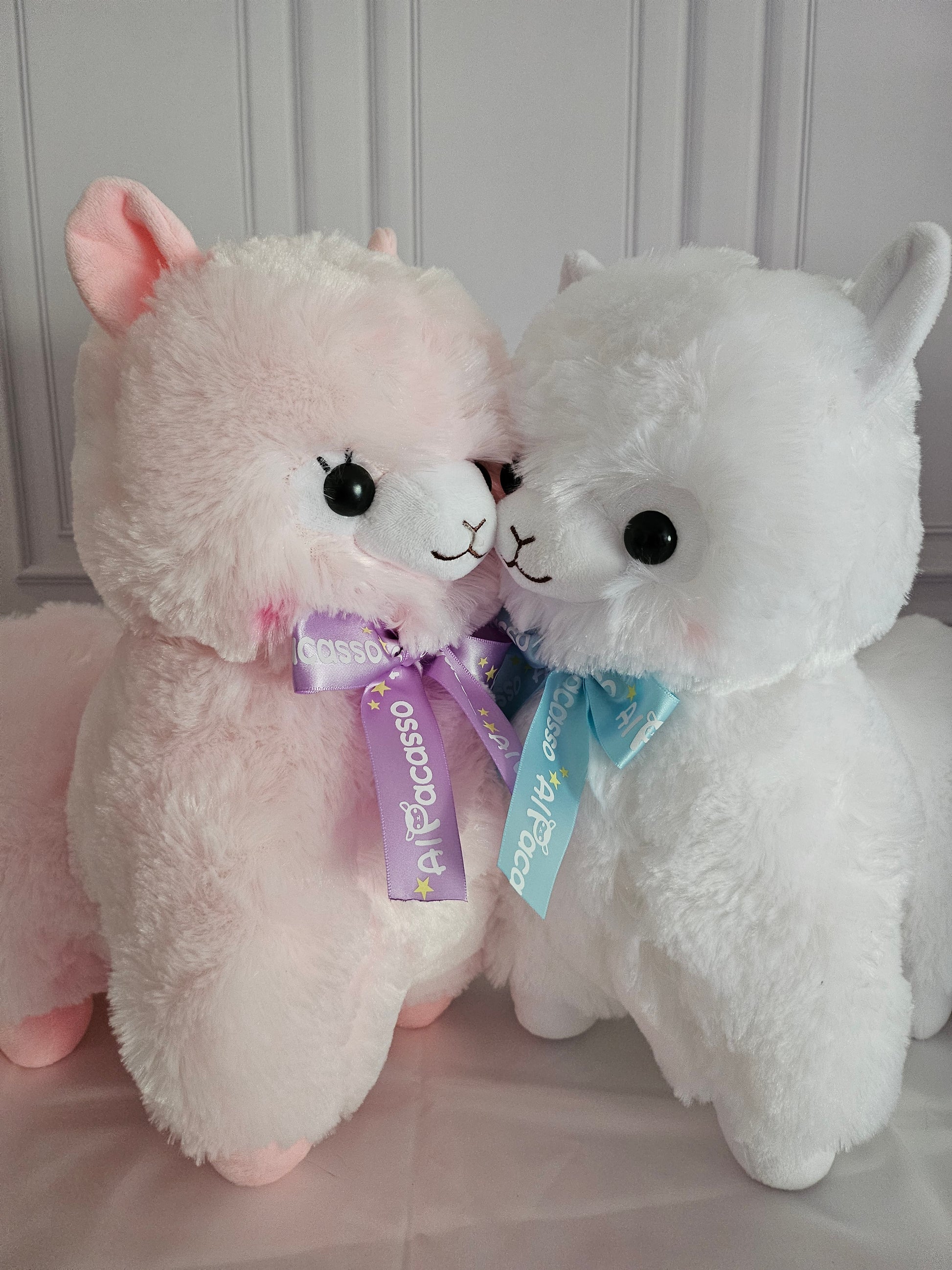 Large Alpacasso - Ribbon Collection - Adorable 38cm Alpaca Plush