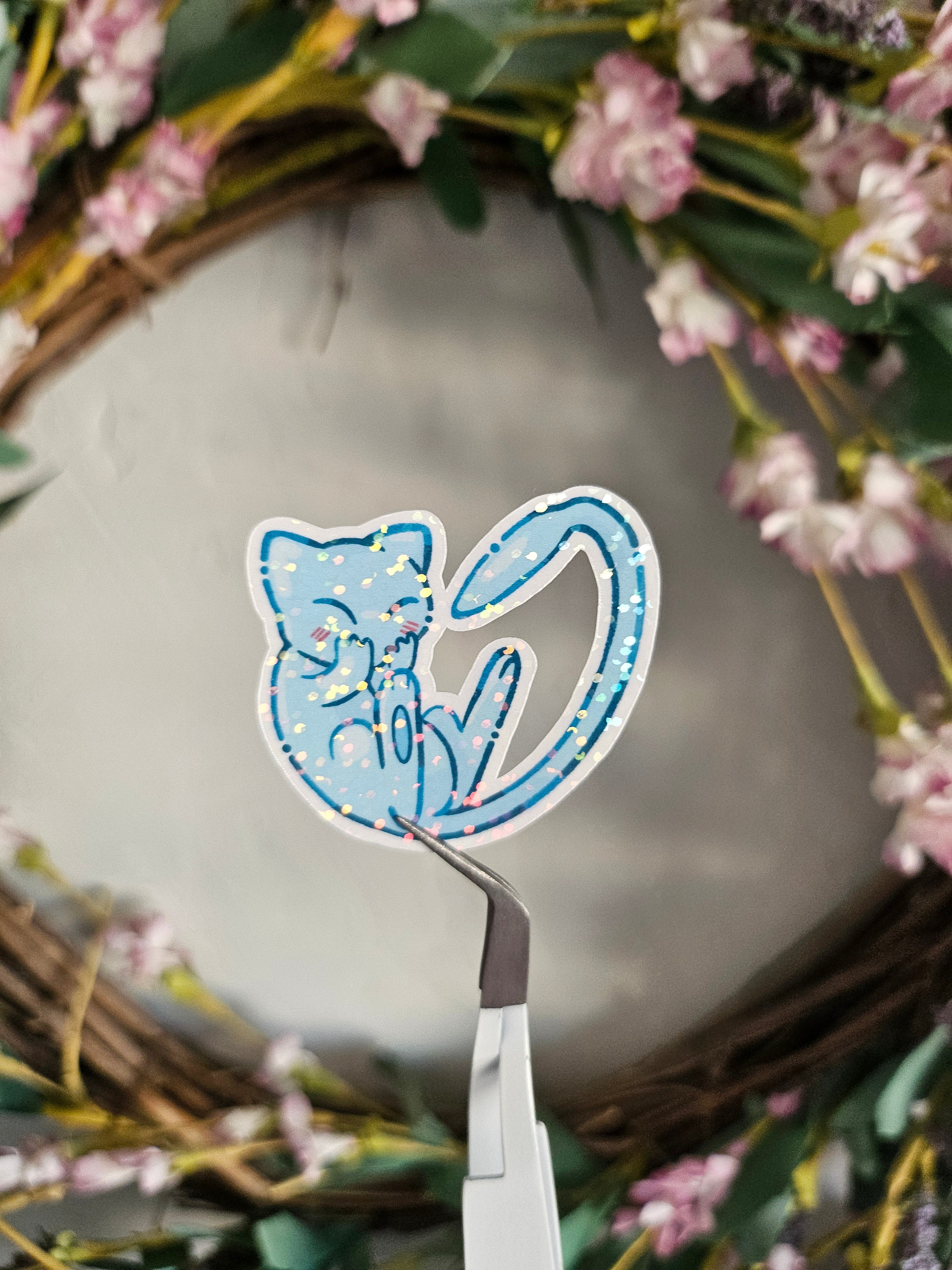 Micro Bubble Kitten Sticker