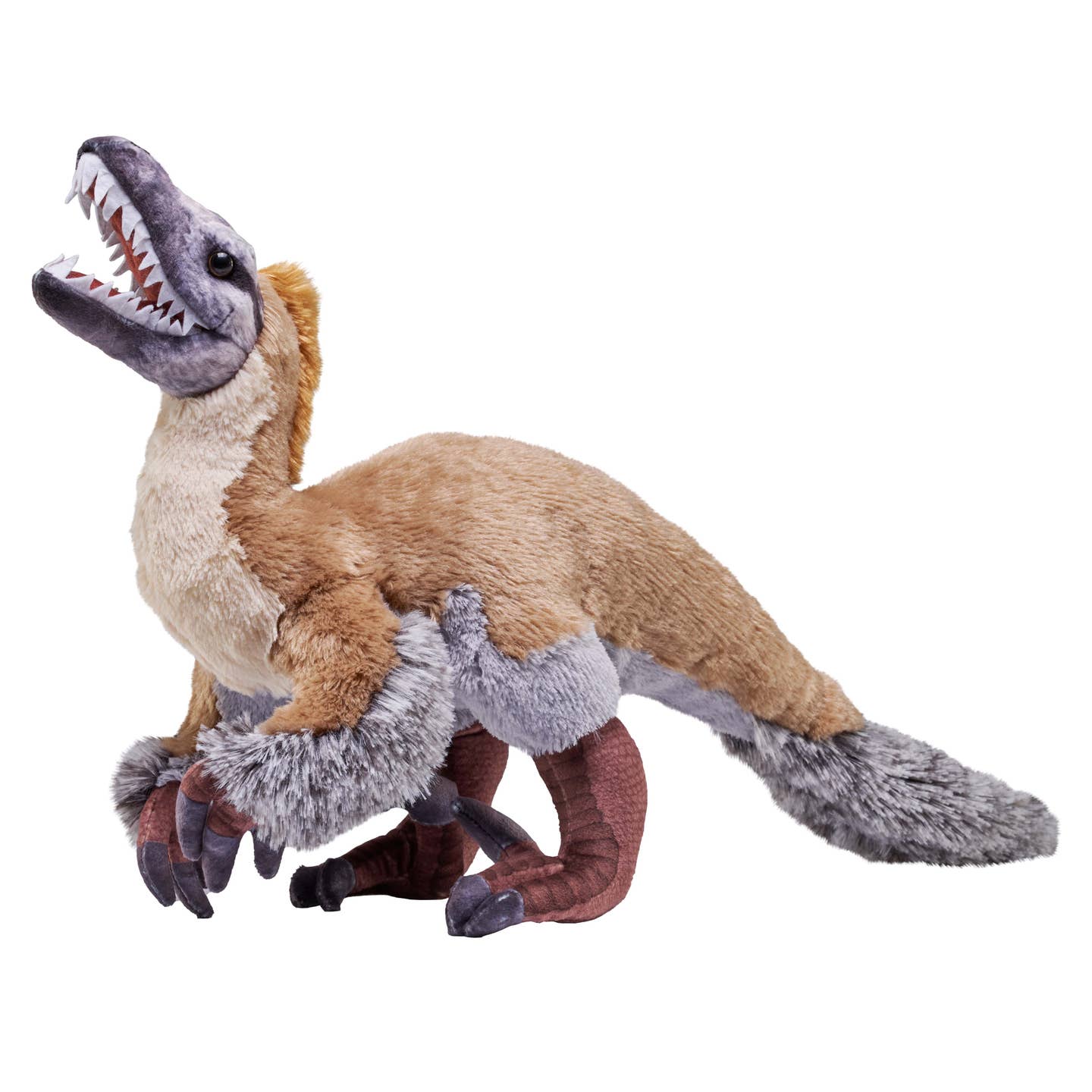 Velociraptor Stuffed Animal - 15 in - Artist-Dino Collection