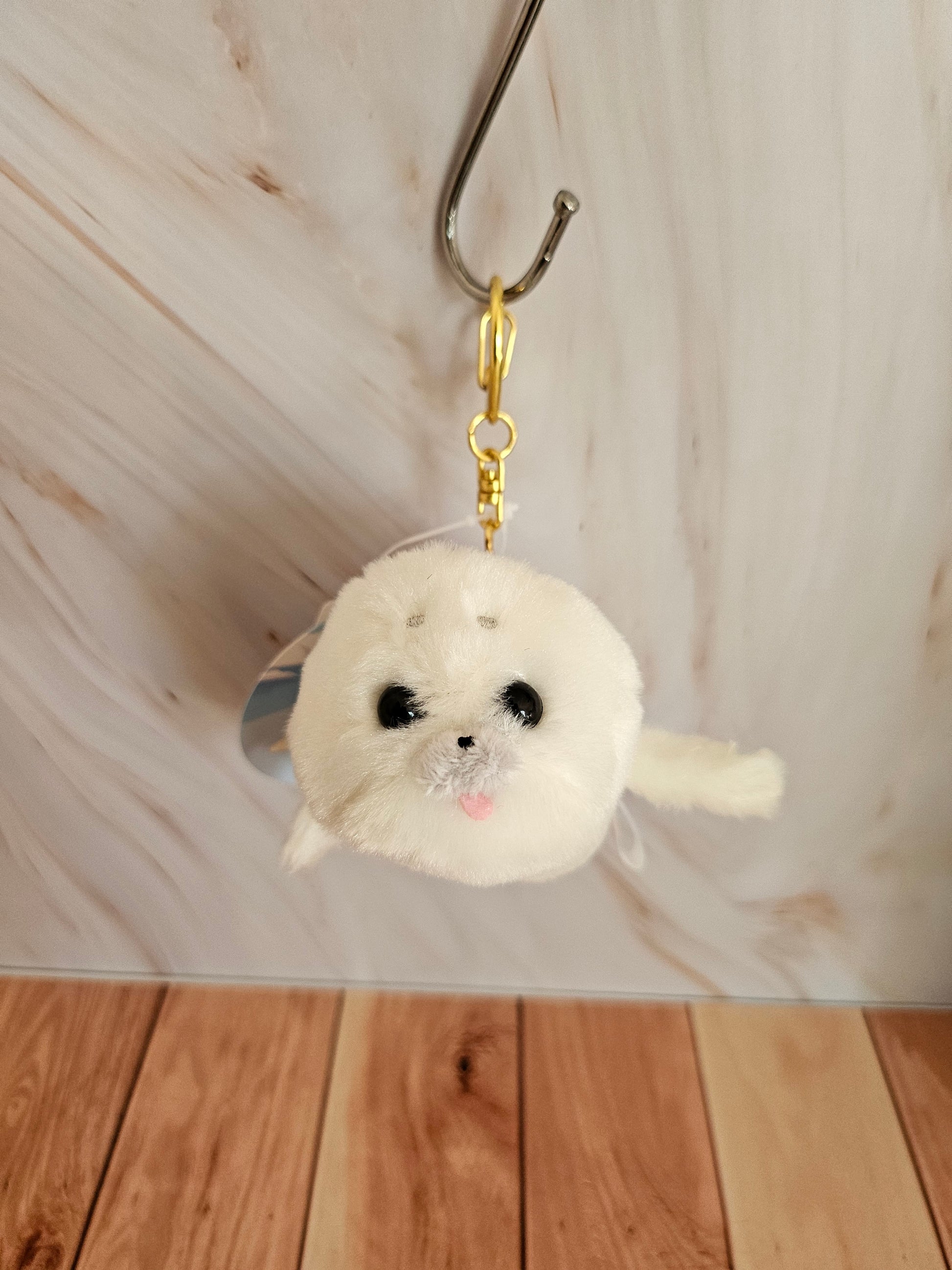 Howa Howa Baby Seal - Harp Seal Plush Keychain