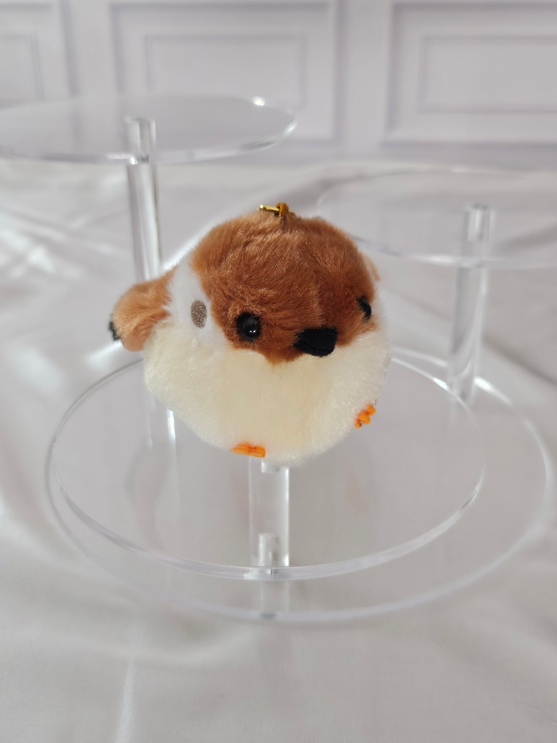 Houichi Bird - Adorable Round - Plush Keychain