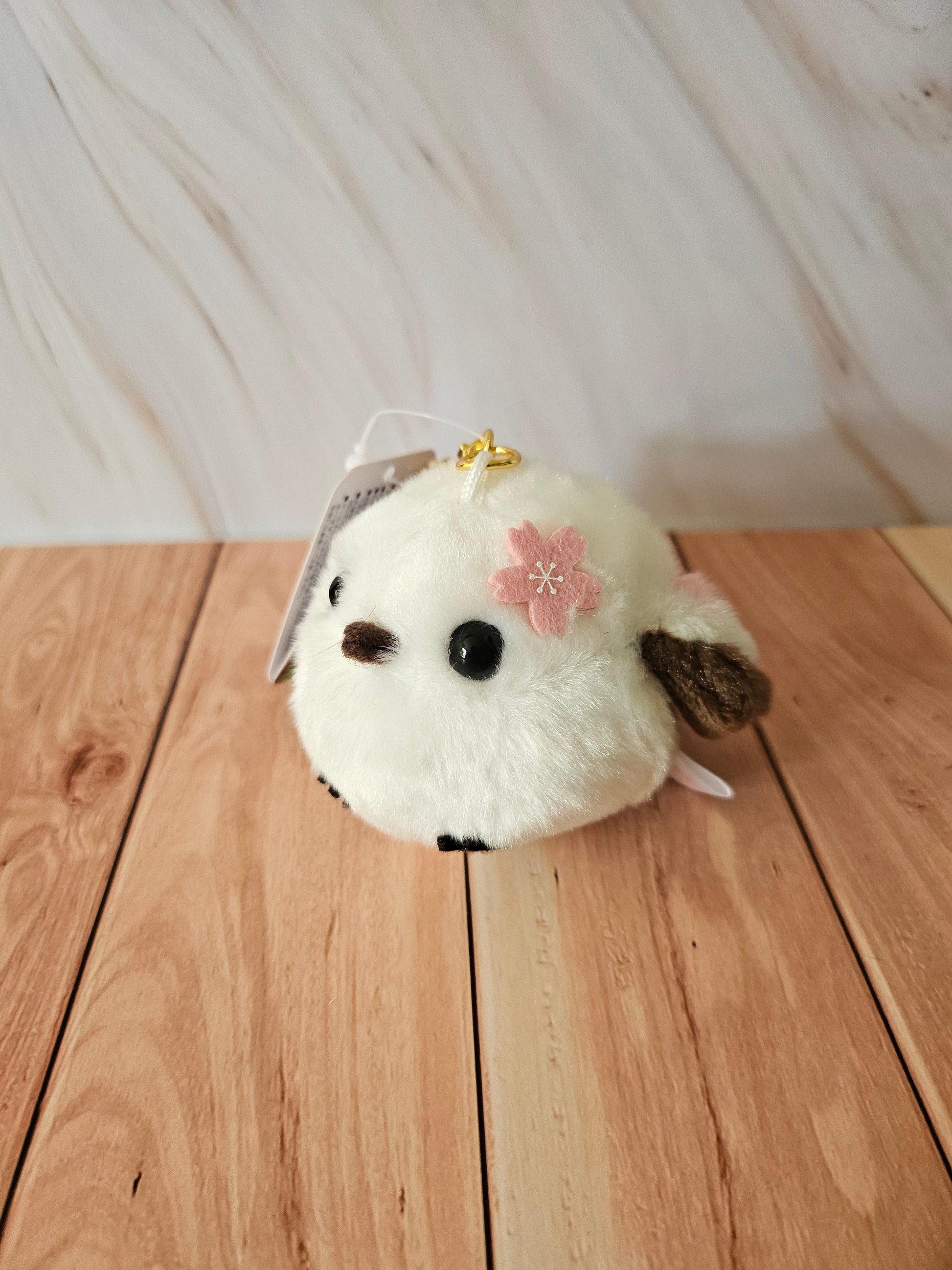 Fuku-Fuku Shima Enaga - Snow Fairy Plush Keychain
