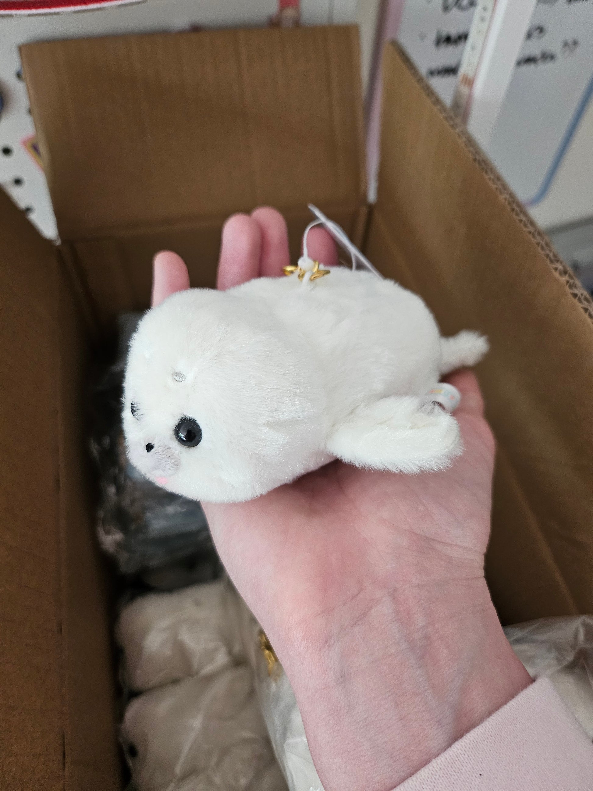 Howa Howa Baby Seal - Harp Seal Plush Keychain
