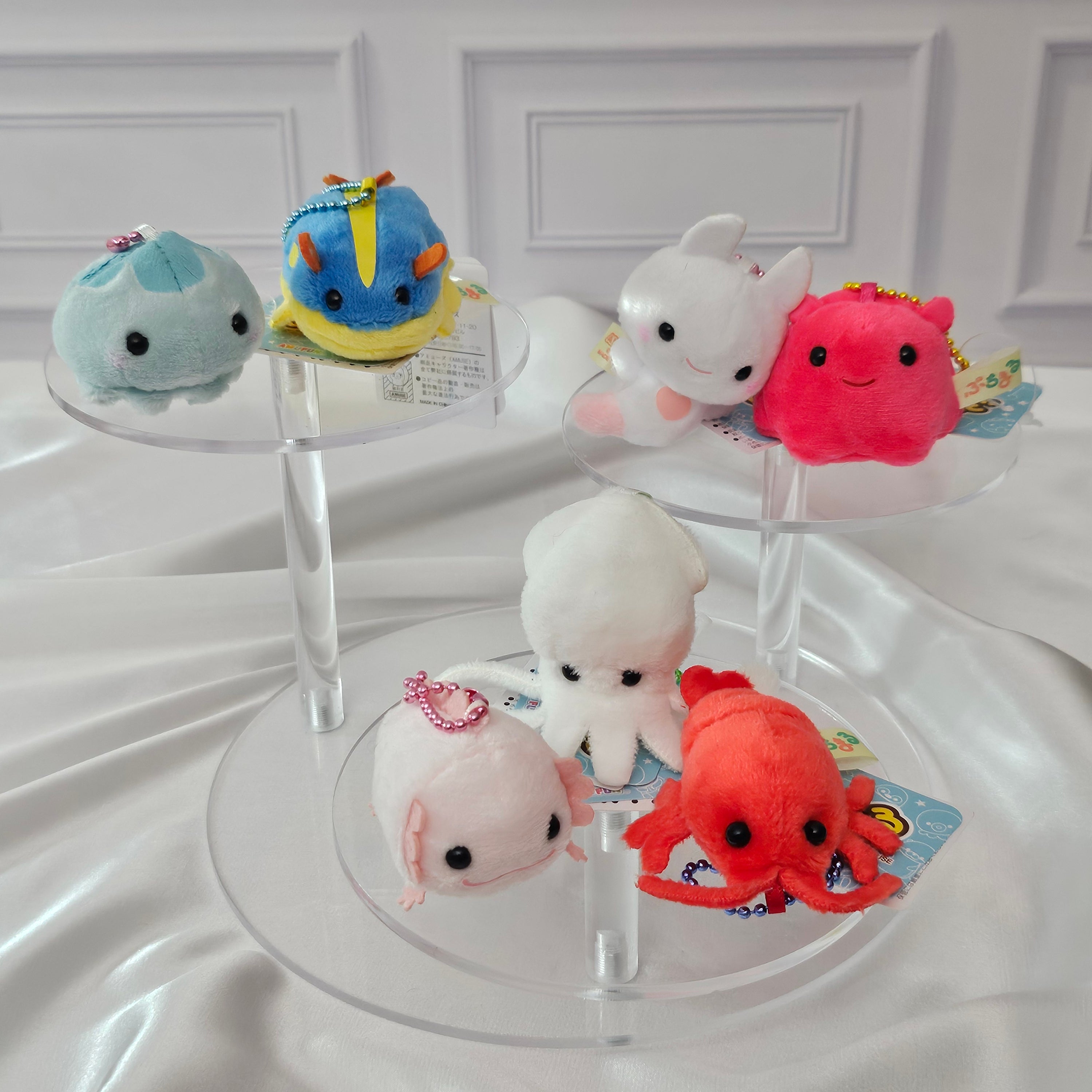 Sea Critters - Puchimaru - Mini Animal Bean-filled Plush Keychain