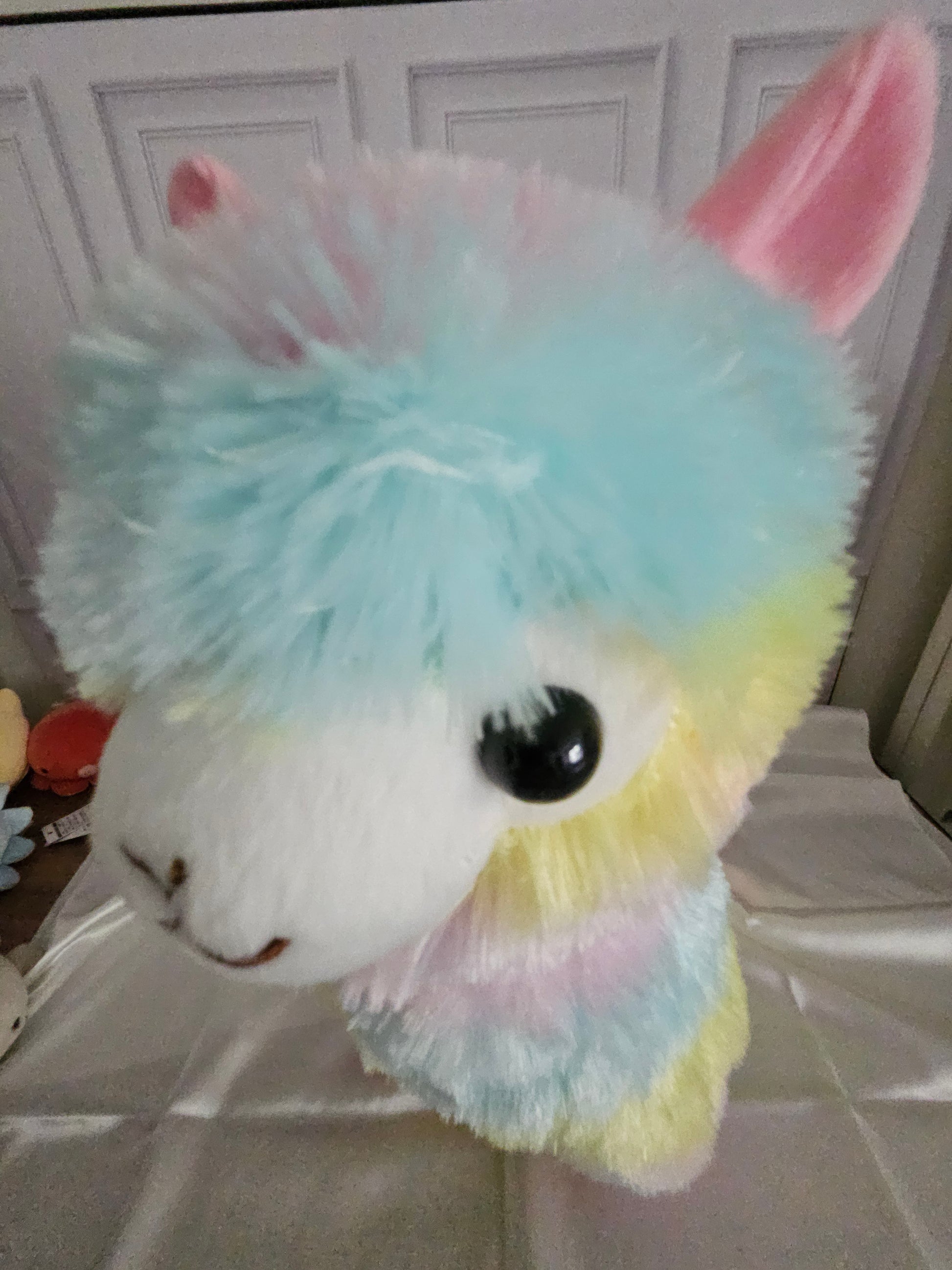 Extra Large Alpacasso - Classic Rainbow - Adorable 40cm Alpaca Plush