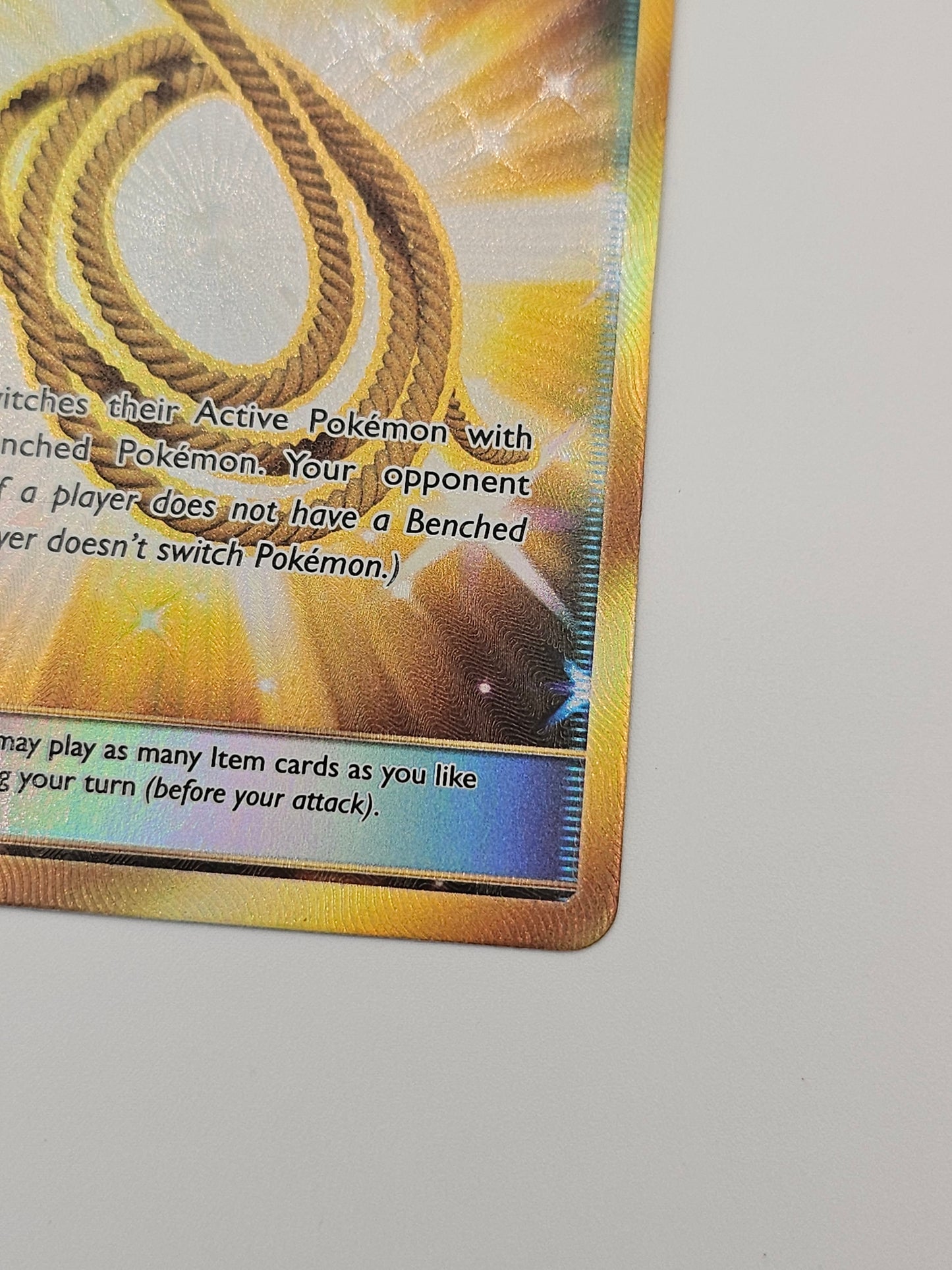 Escape Rope - Gold Card 163/147 SM Burning Shadows
