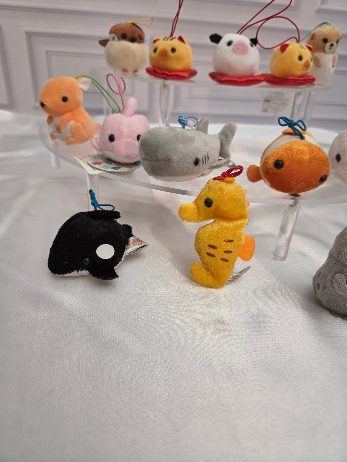 RARE Discountinued - Puchimaru - Mini Animal Bean-filled Plush Keychain