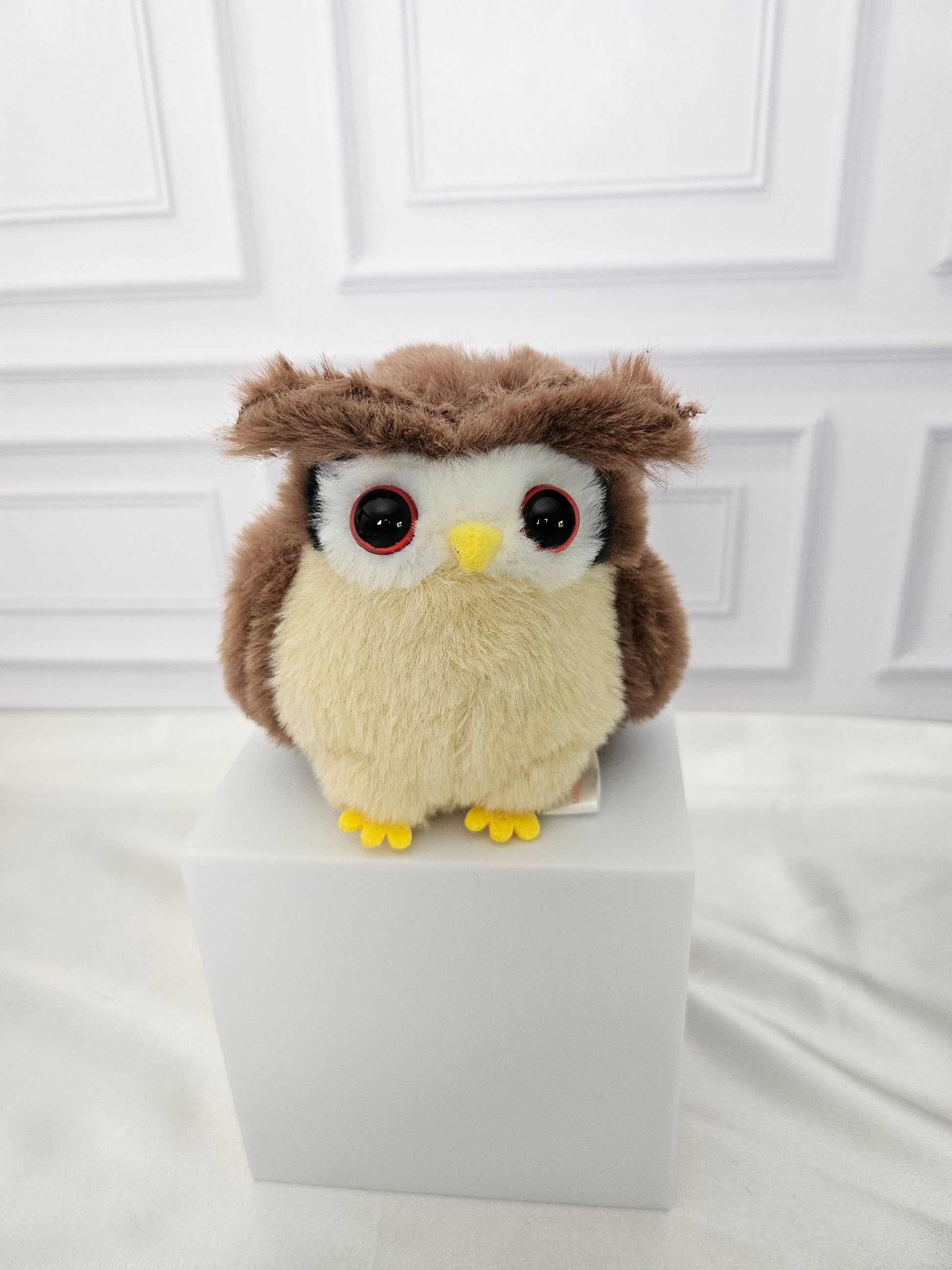 Horned Owl - Adorable Soft - Plush Keychain