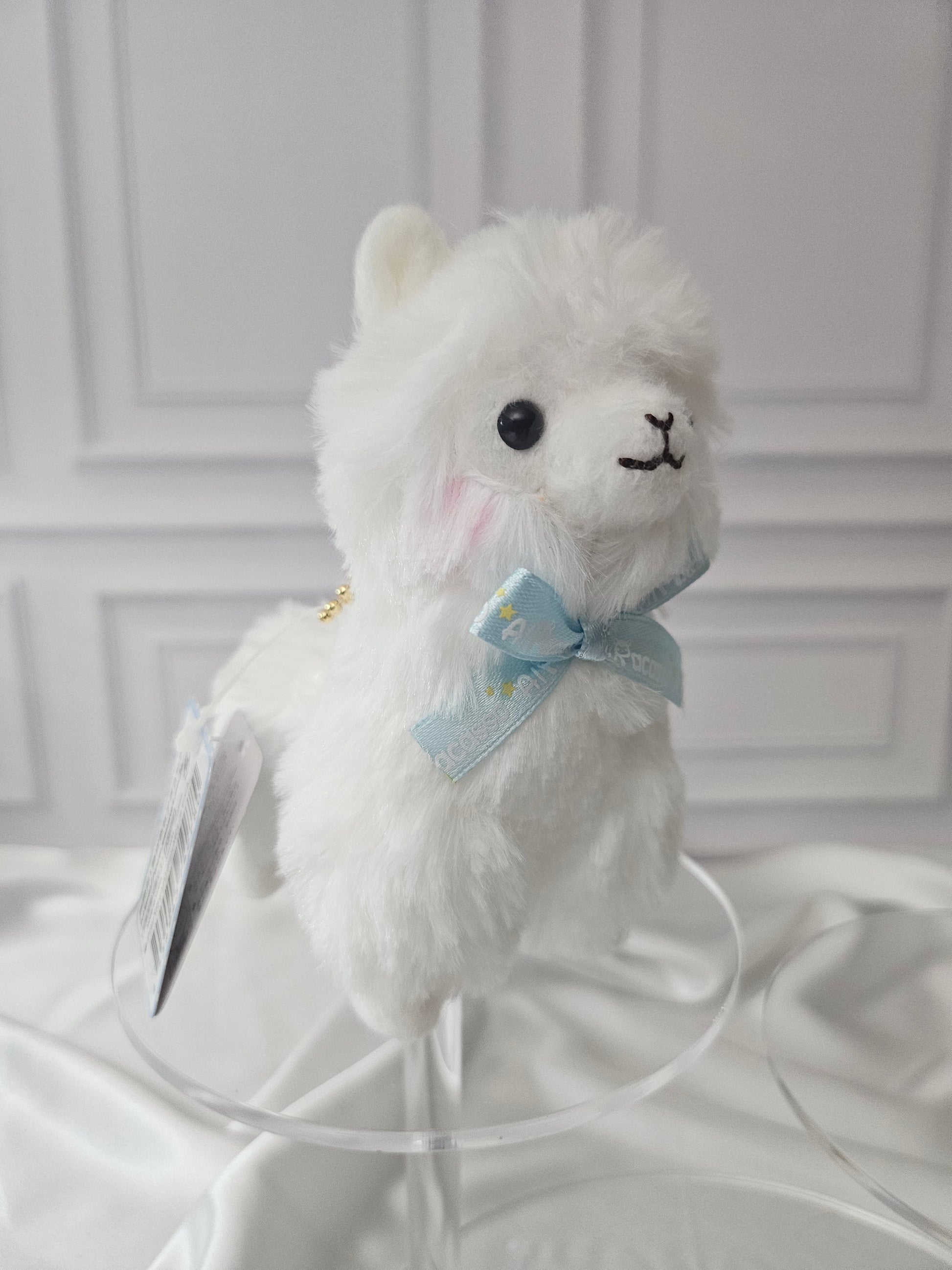 Alpacasso - Ribbon Collection - Adorable Alpaca Plush Keychain