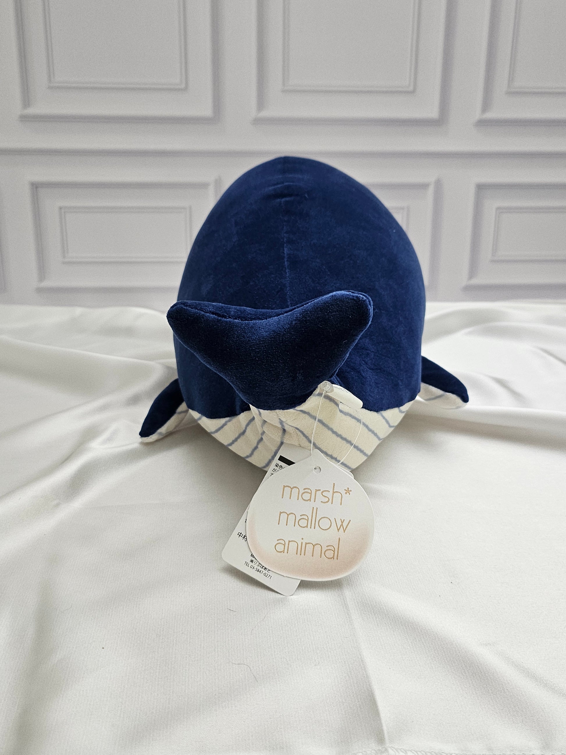 Blue Whale - Marshmallow Animal - 27cm Plush