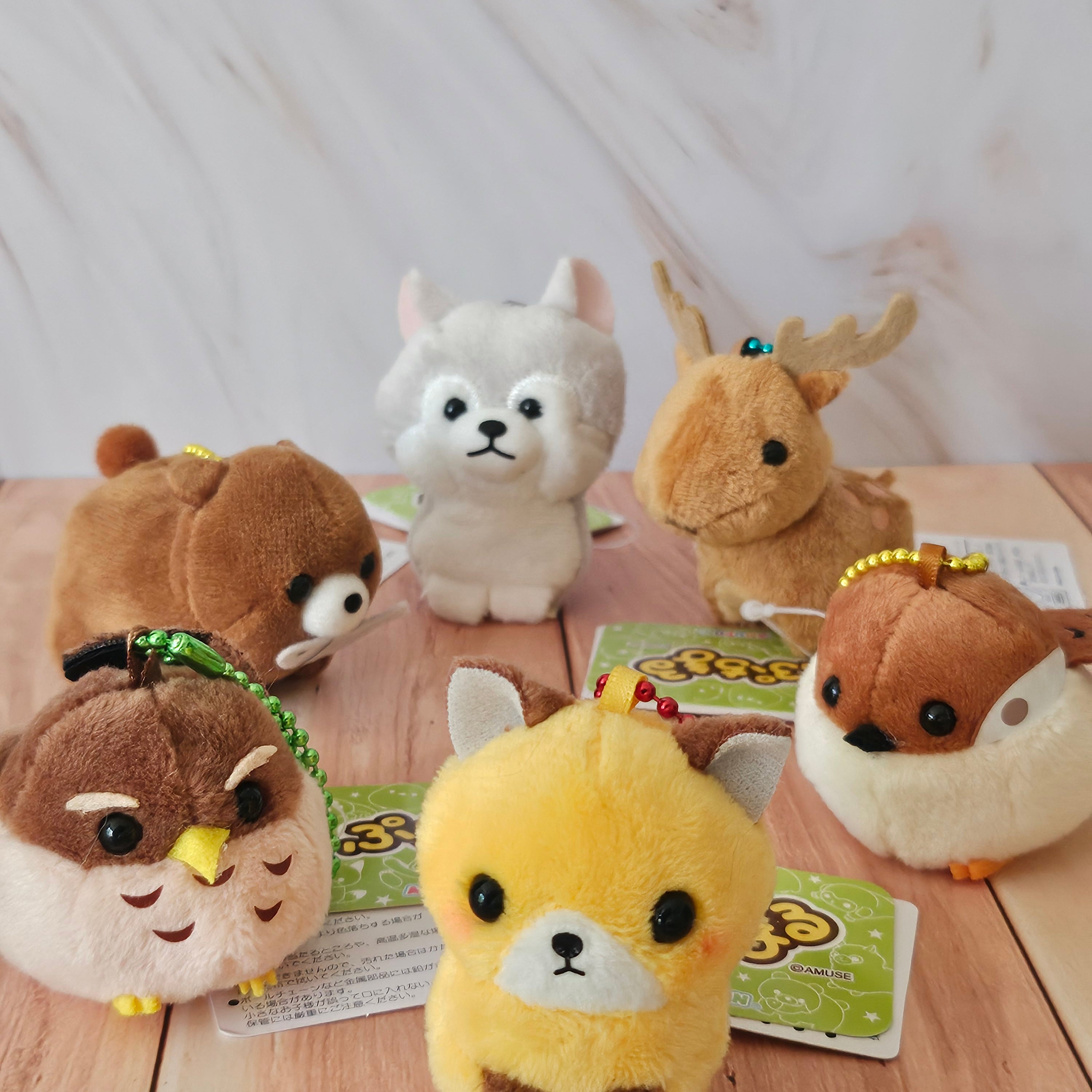 Backyard Animals - Puchimaru - Mini Animal Bean-filled Plush Keychain