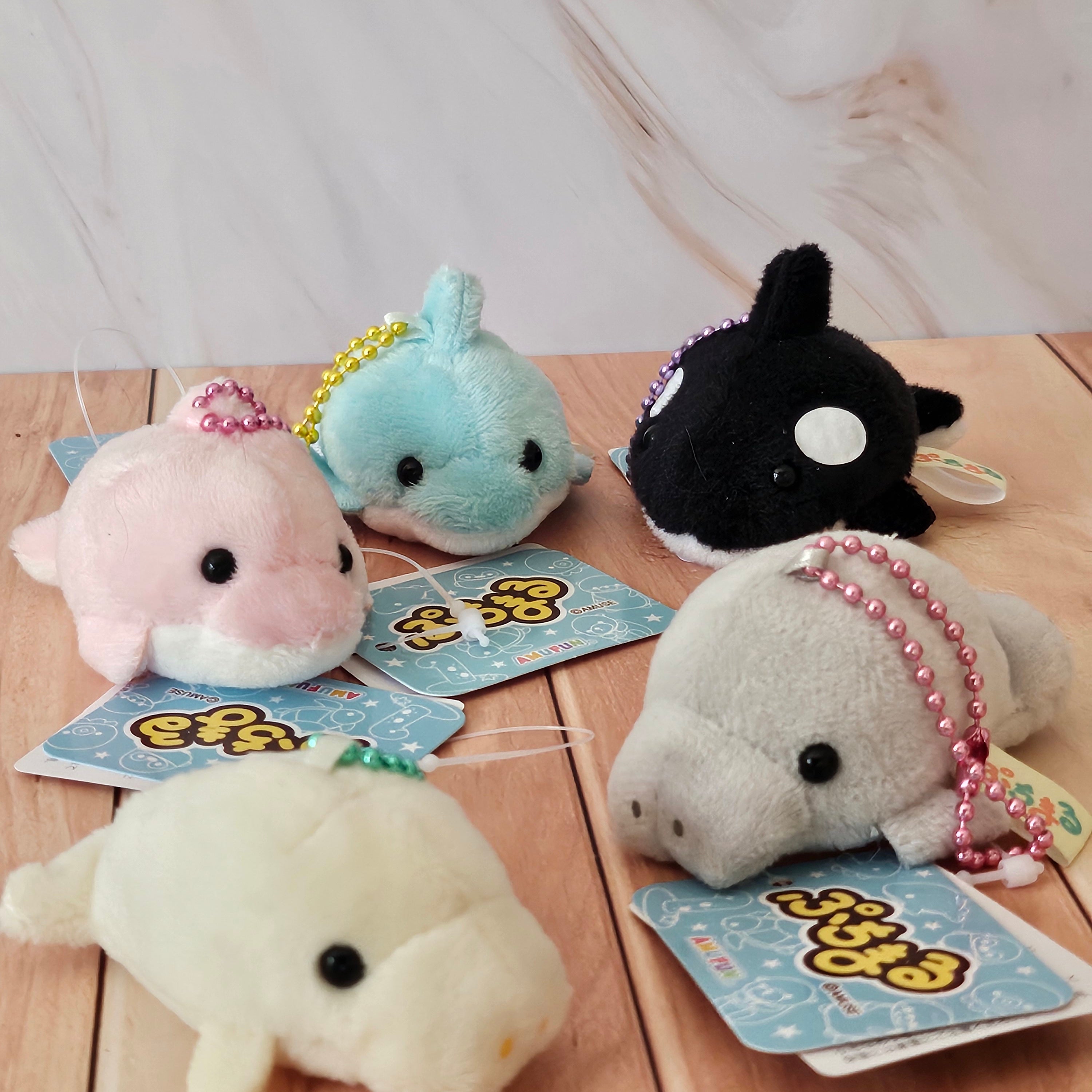 Large Sea Mammals  - Puchimaru - Mini Animal Bean-filled Plush Keychain