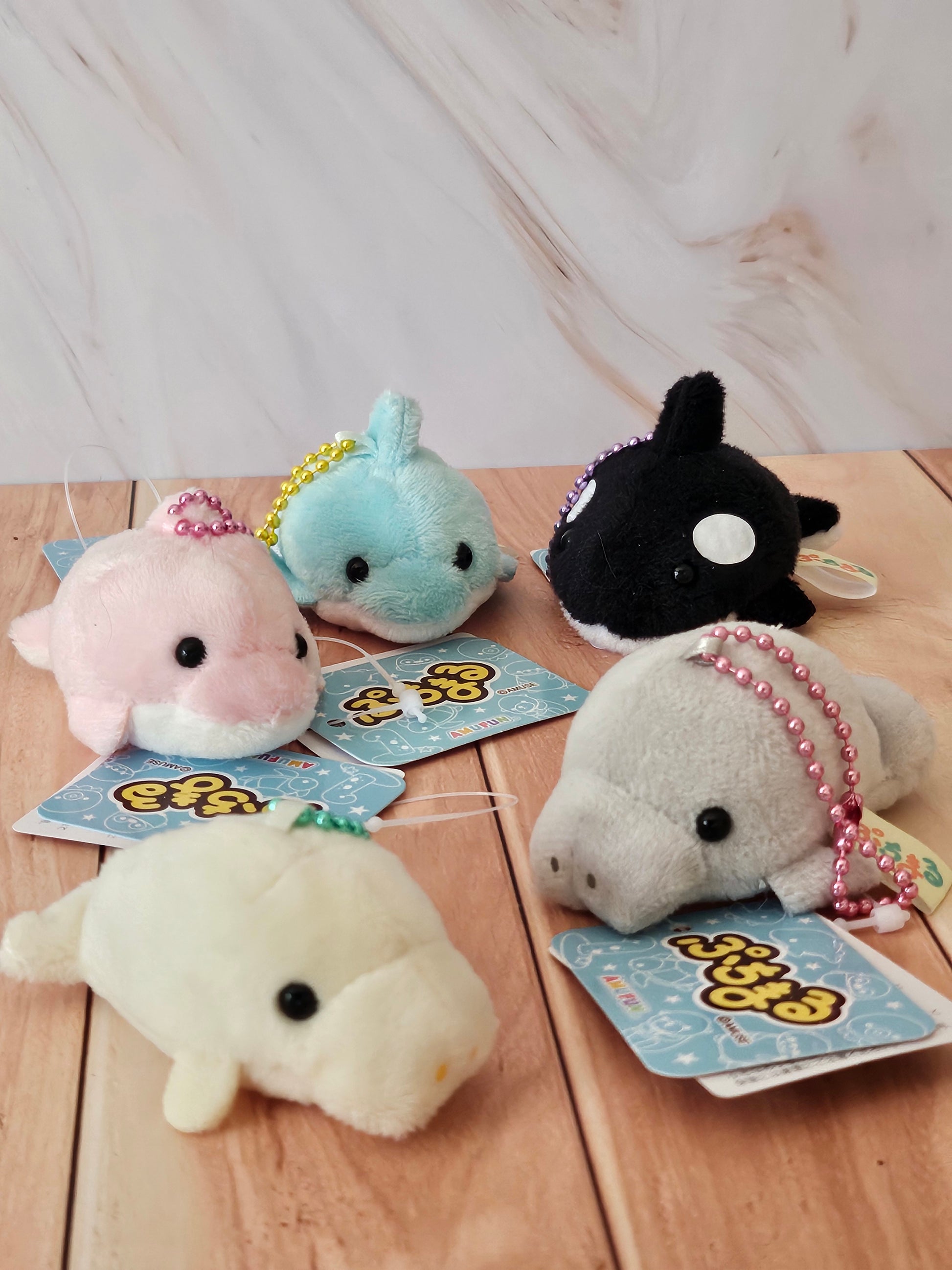 Large Sea Mammals  - Puchimaru - Mini Animal Bean-filled Plush Keychain