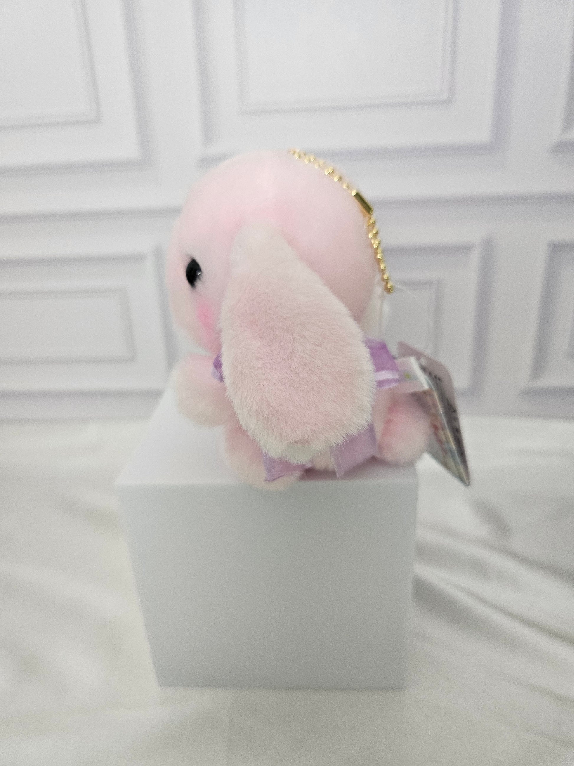 Pote Usa Loppy Bunny - Adorable Soft - Plush Keychain