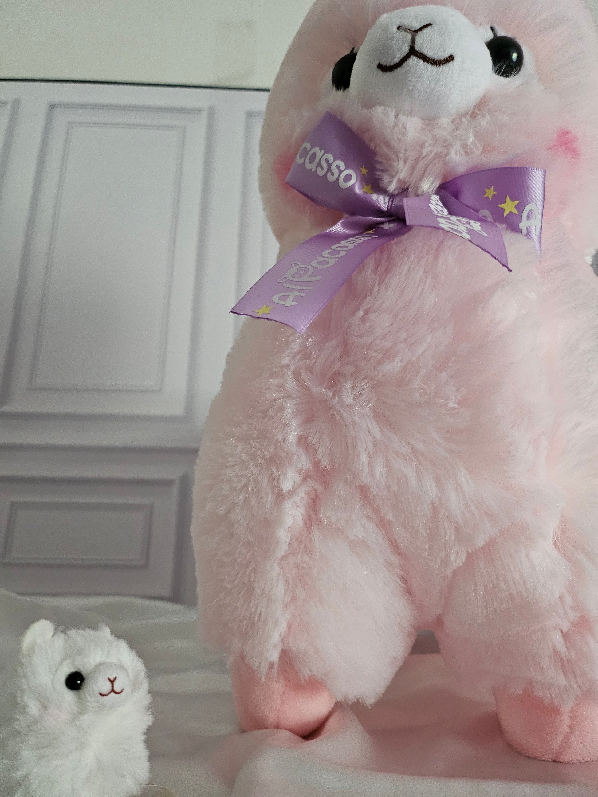 Large Alpacasso - Ribbon Collection - Adorable 38cm Alpaca Plush