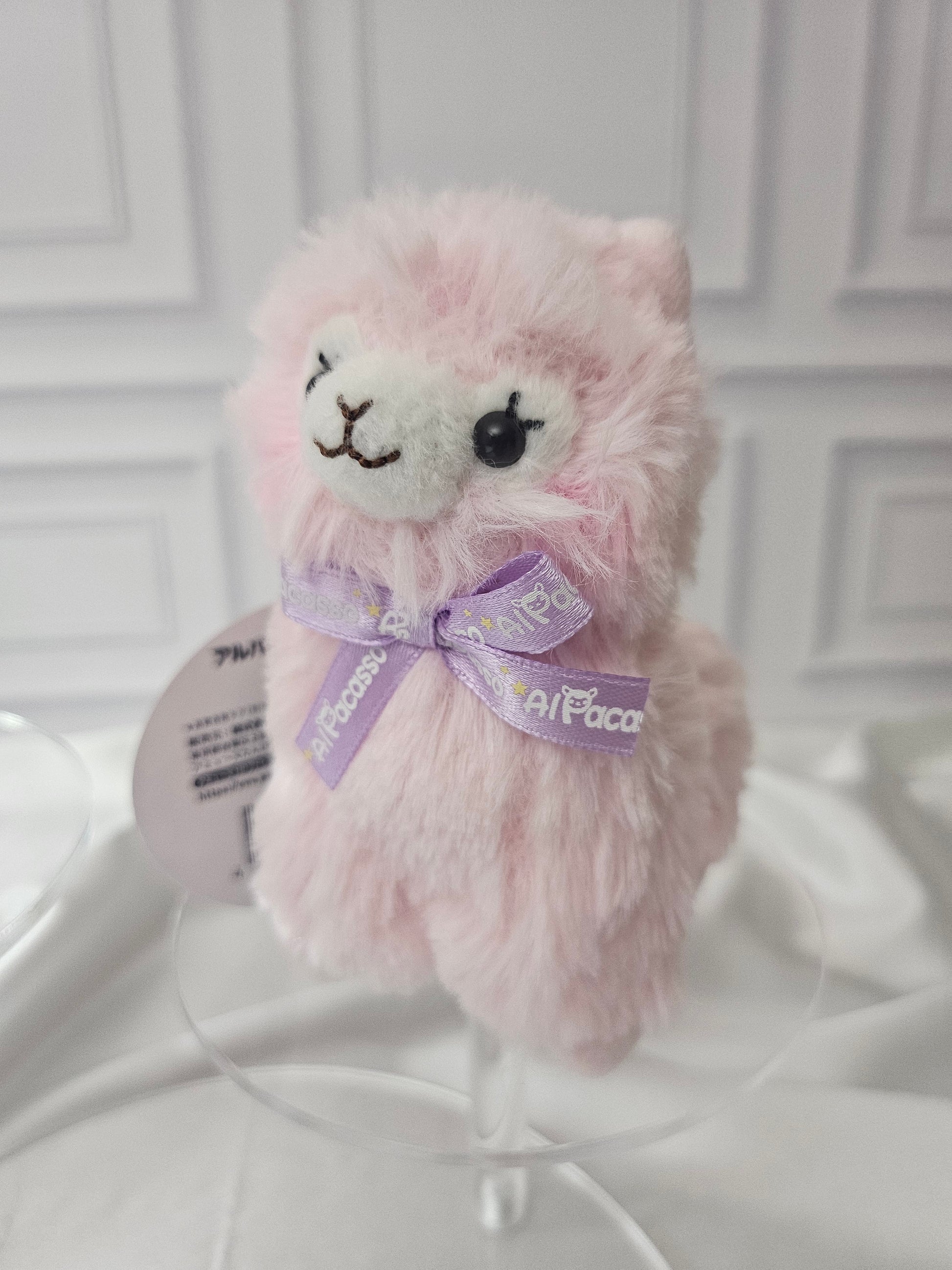 Alpacasso - Ribbon Collection - Adorable Alpaca Plush Keychain