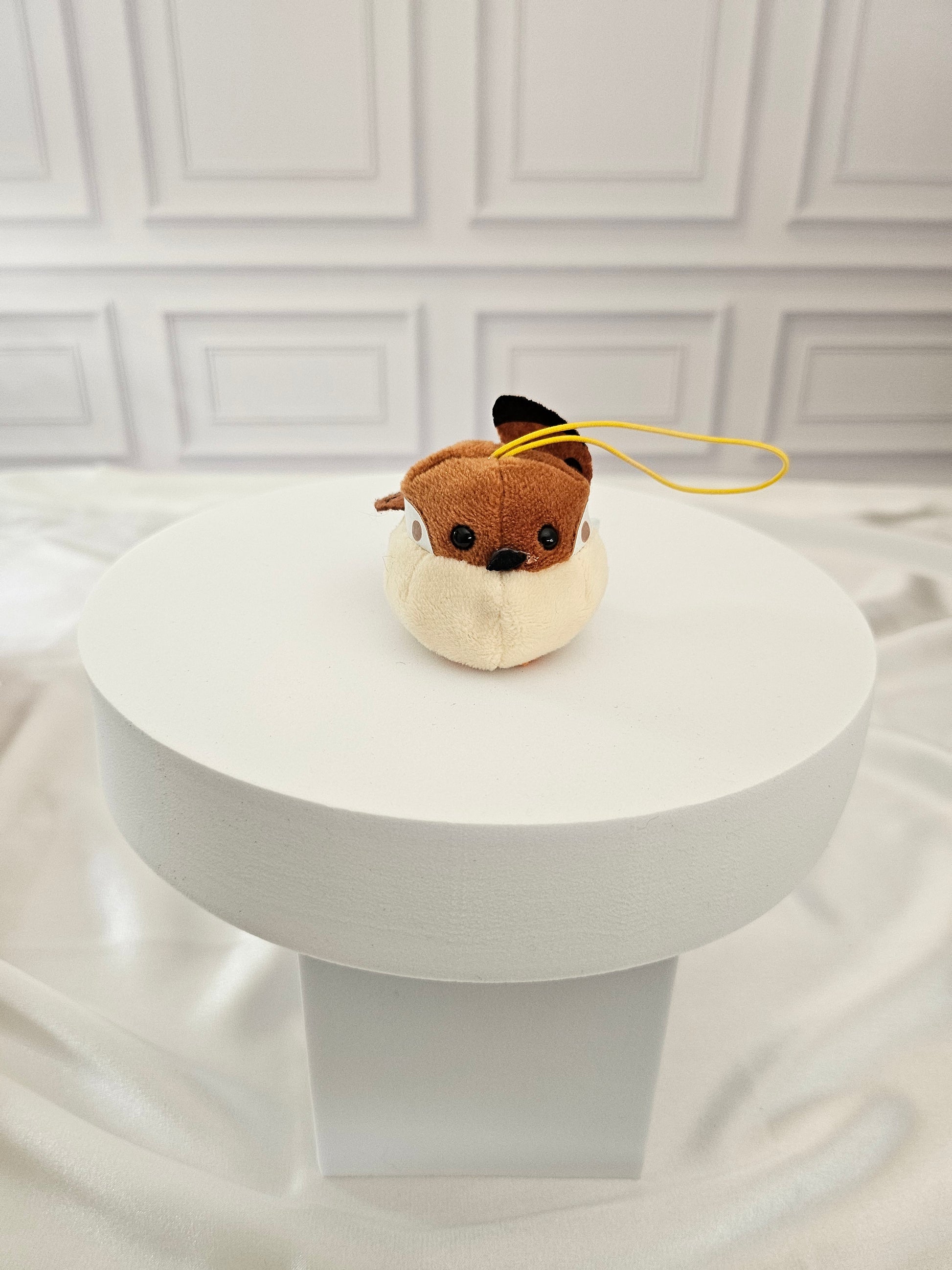 RARE Discountinued - Puchimaru - Mini Animal Bean-filled Plush Keychain
