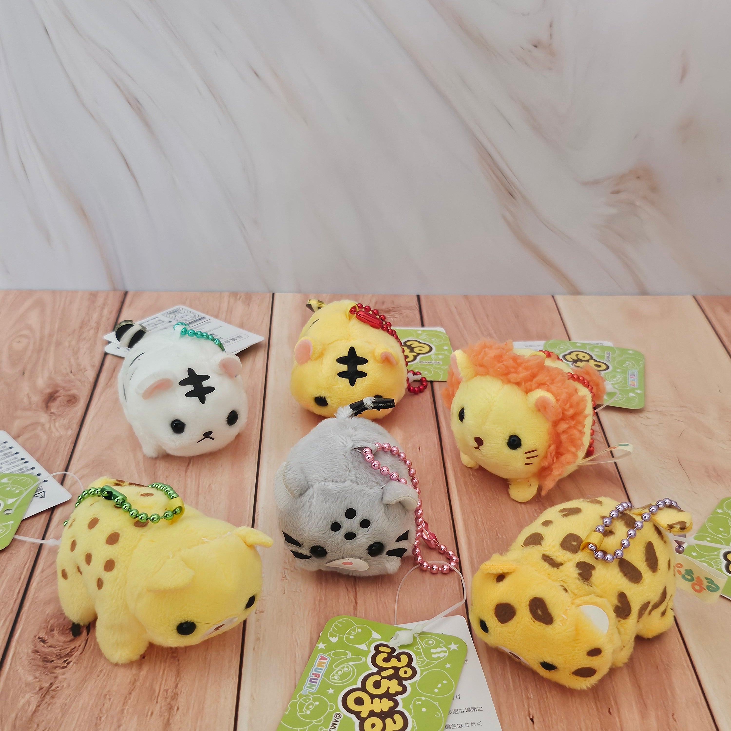 Wild Cats - Puchimaru - Mini Animal Bean-filled Plush Keychain