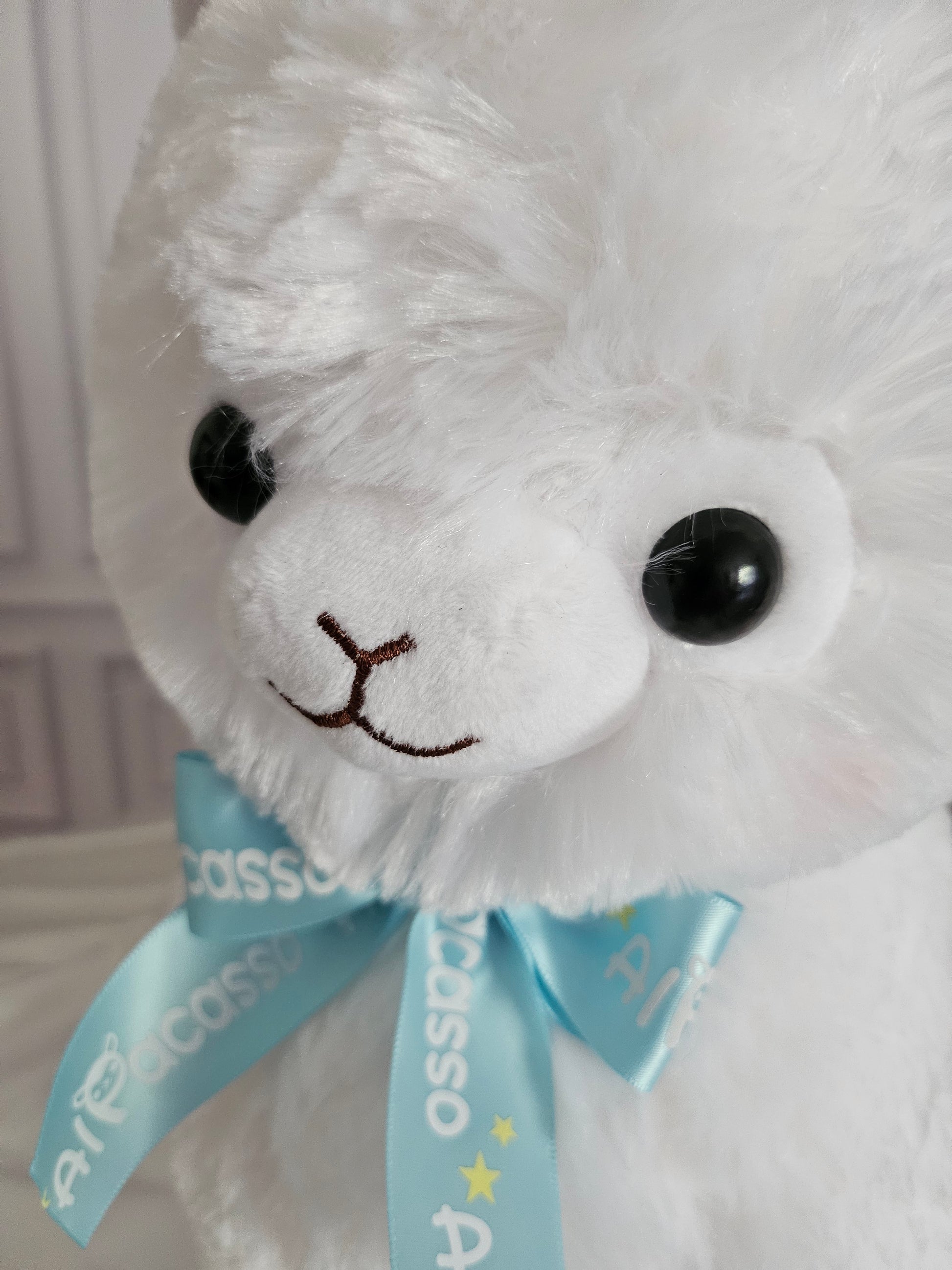Large Alpacasso - Ribbon Collection - Adorable 38cm Alpaca Plush