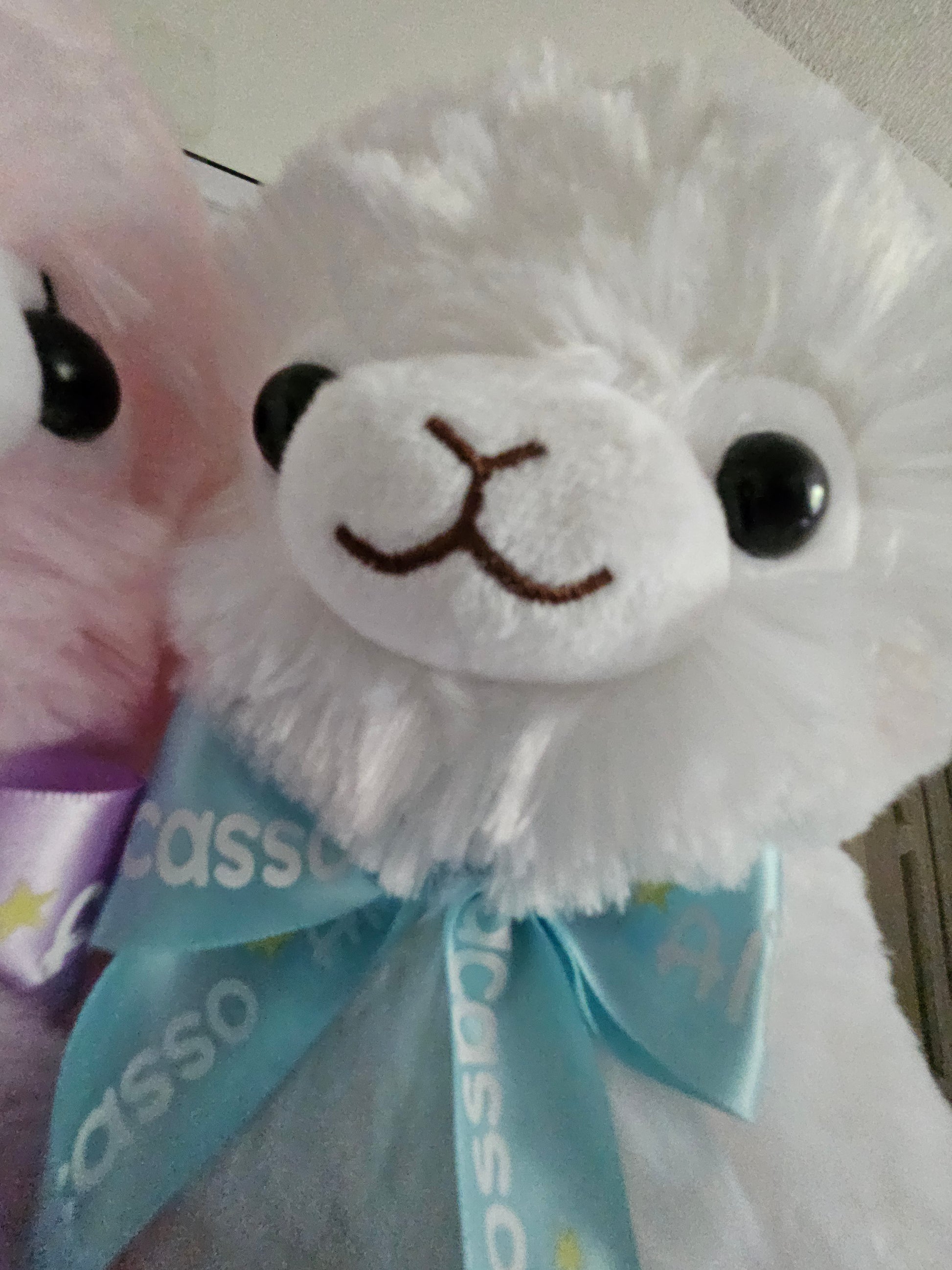 Large Alpacasso - Ribbon Collection - Adorable 38cm Alpaca Plush