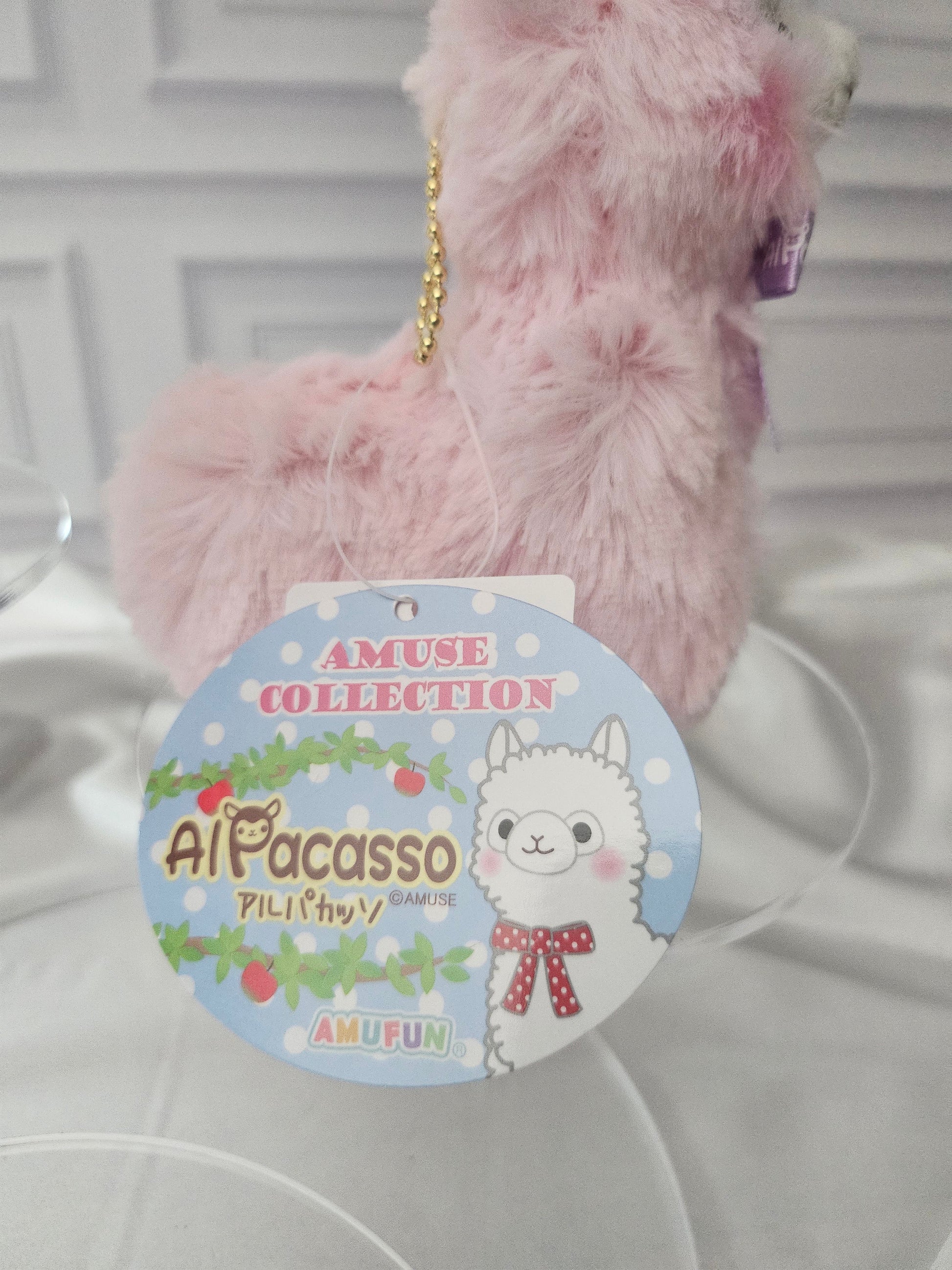 Alpacasso - Ribbon Collection - Adorable Alpaca Plush Keychain