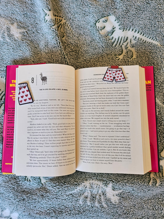 Carl's Heart Boxers - Magnetic Bookmark