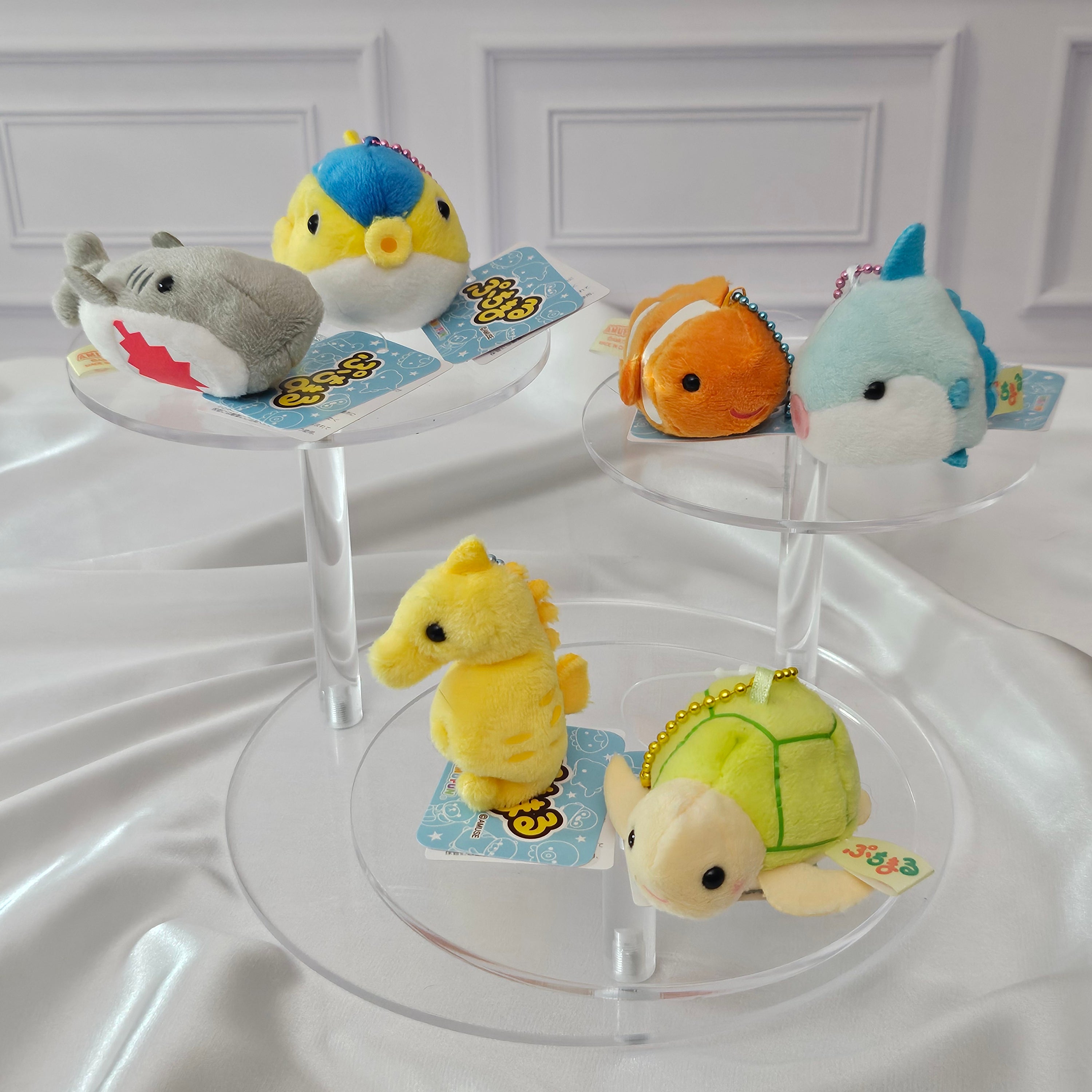 Sea Life - Puchimaru - Mini Animal Bean-filled Plush Keychain