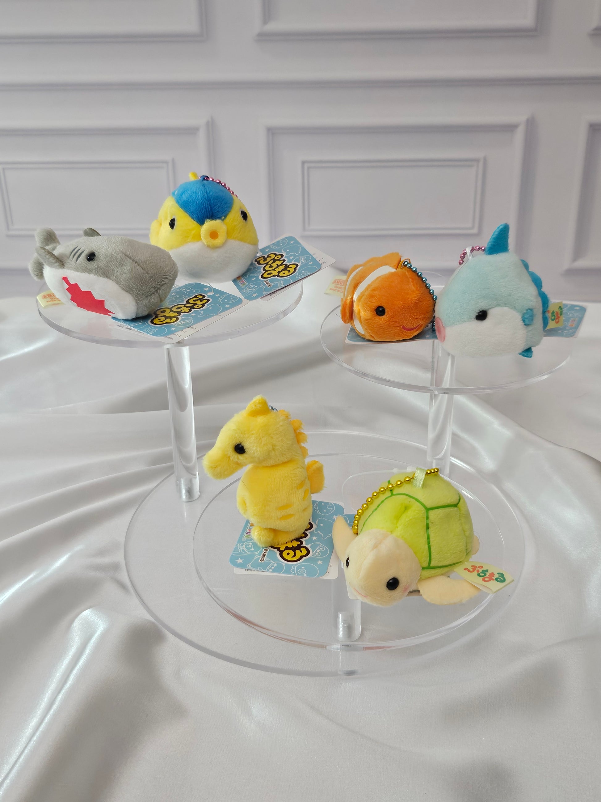 Sea Life - Puchimaru - Mini Animal Bean-filled Plush Keychain