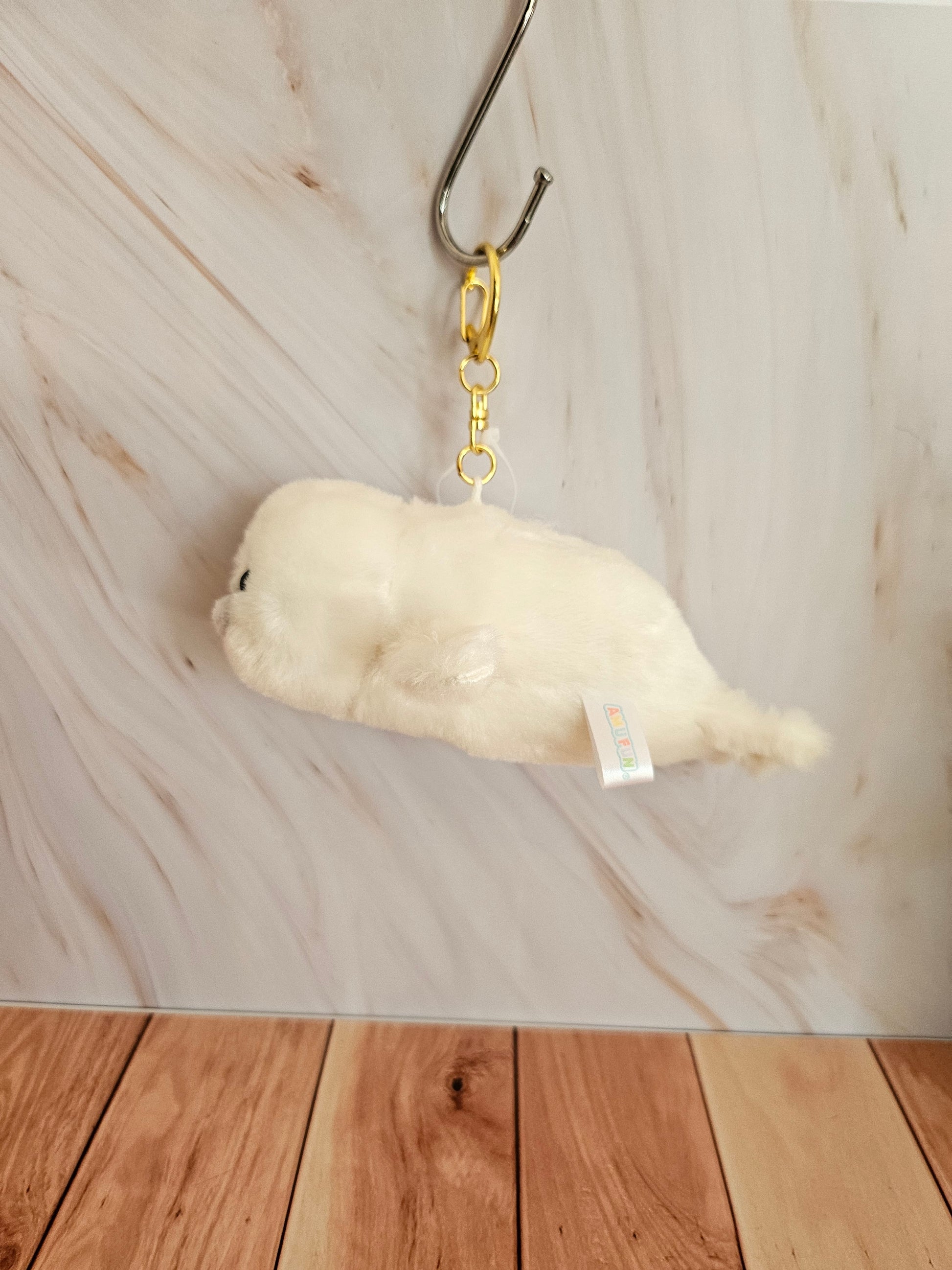 Howa Howa Baby Seal - Harp Seal Plush Keychain