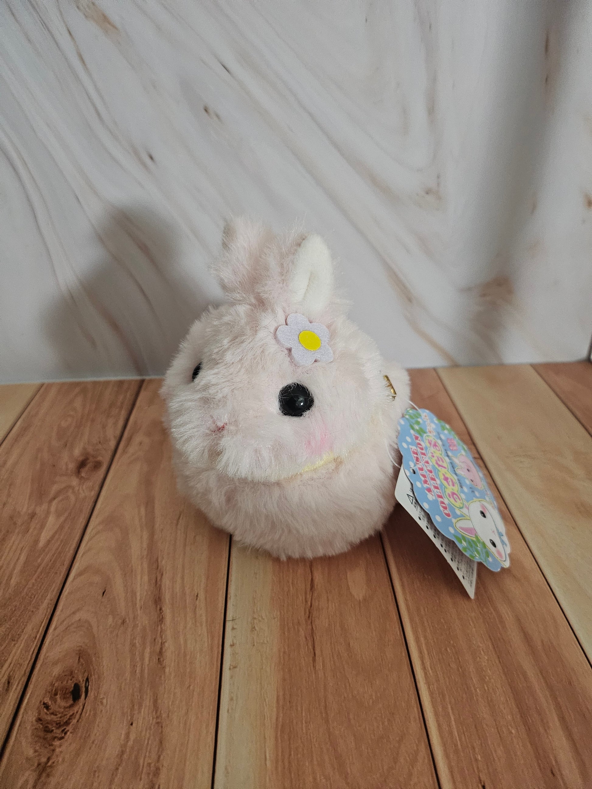 Usadama Fluffy Rabbit - Adorable Soft - Plush Keychain