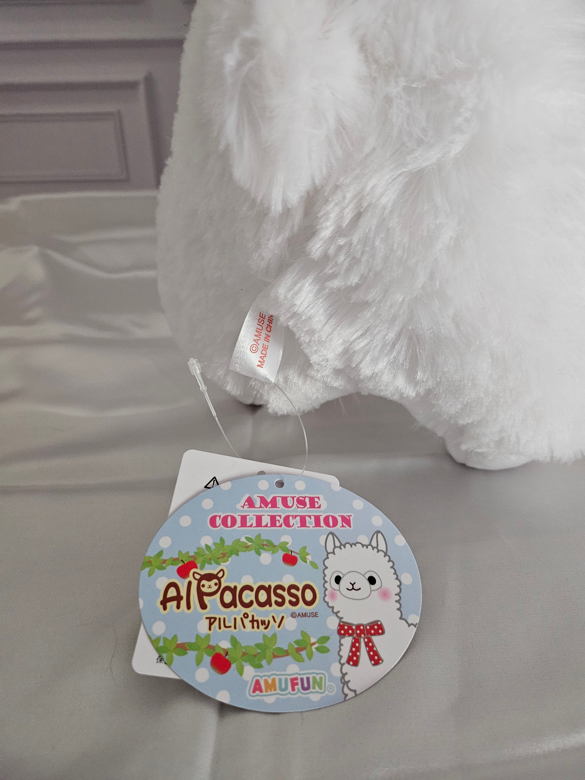Large Alpacasso - Ribbon Collection - Adorable 38cm Alpaca Plush