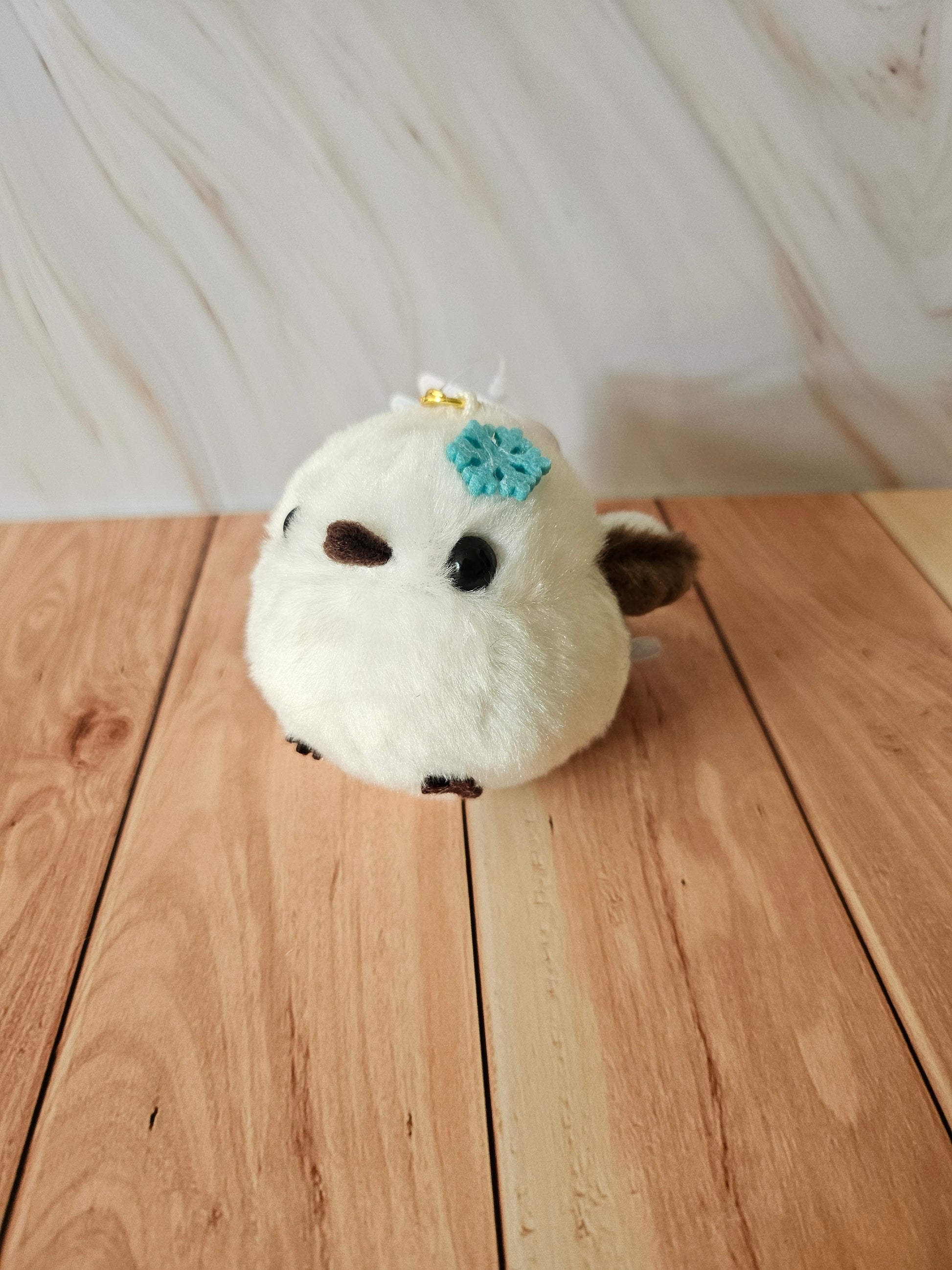 Fuku-Fuku Shima Enaga - Snow Fairy Plush Keychain