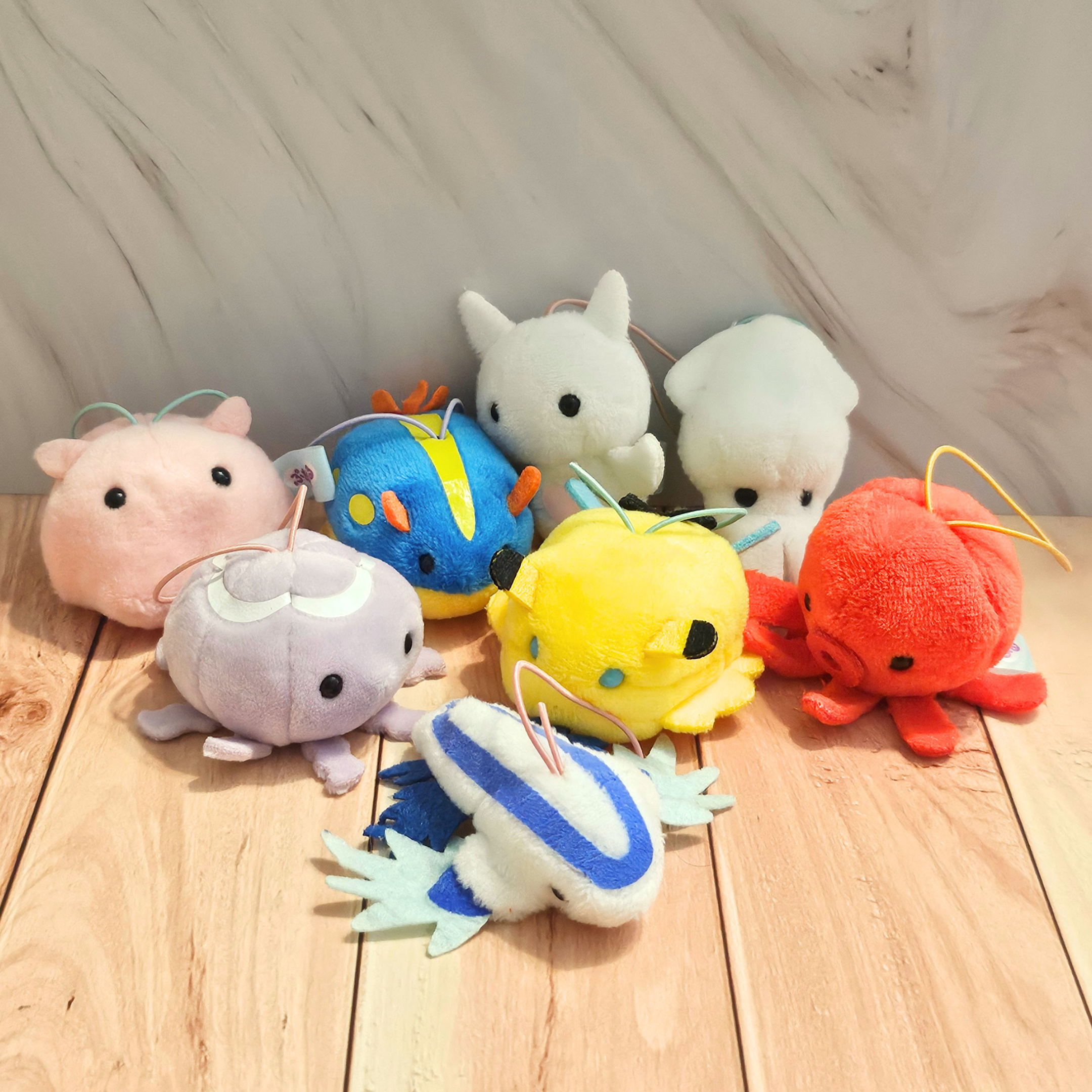 RARE Discountinued - Puchimaru - Mini Animal Bean-filled Plush Keychain