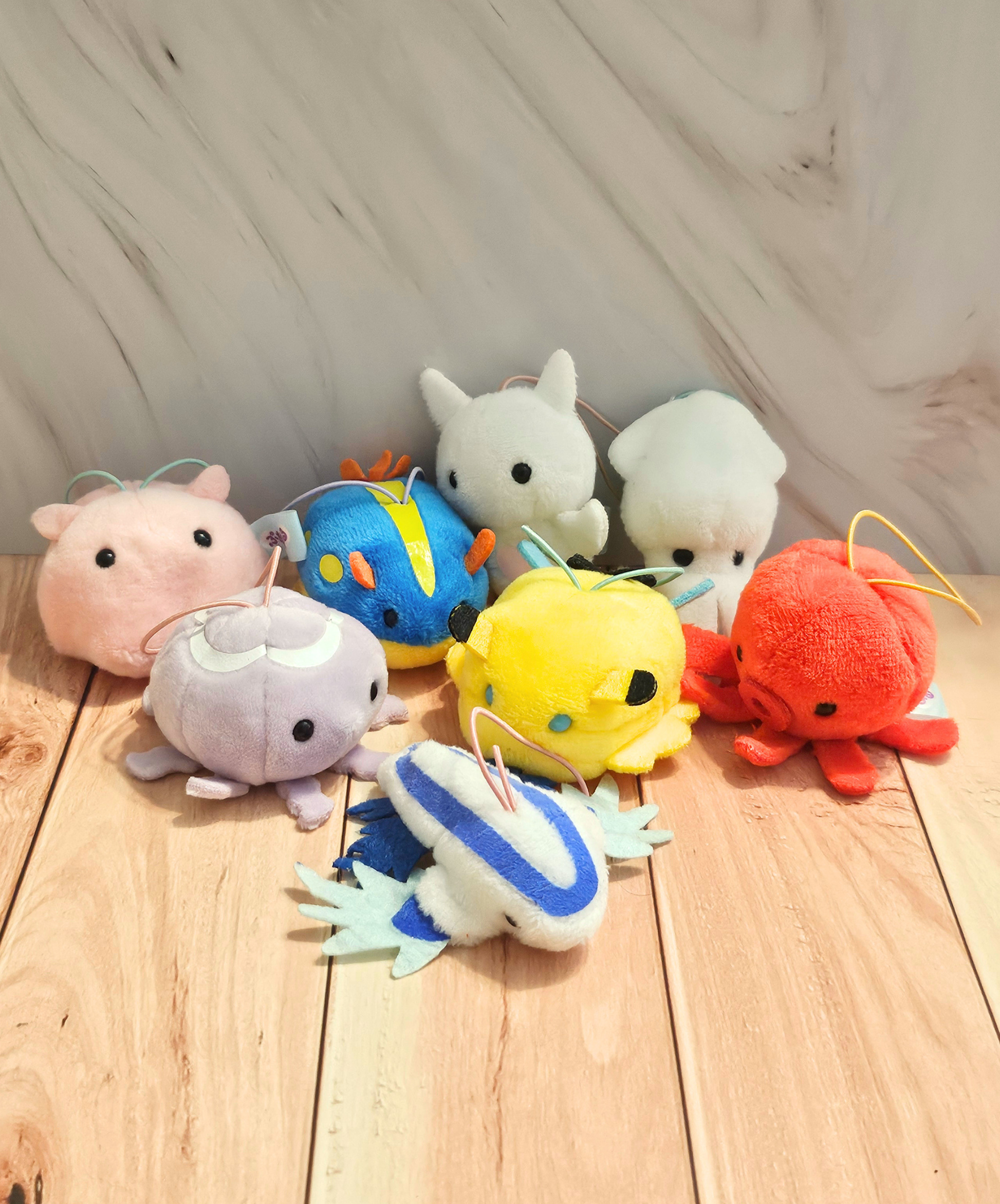 RARE Discountinued - Puchimaru - Mini Animal Bean-filled Plush Keychain